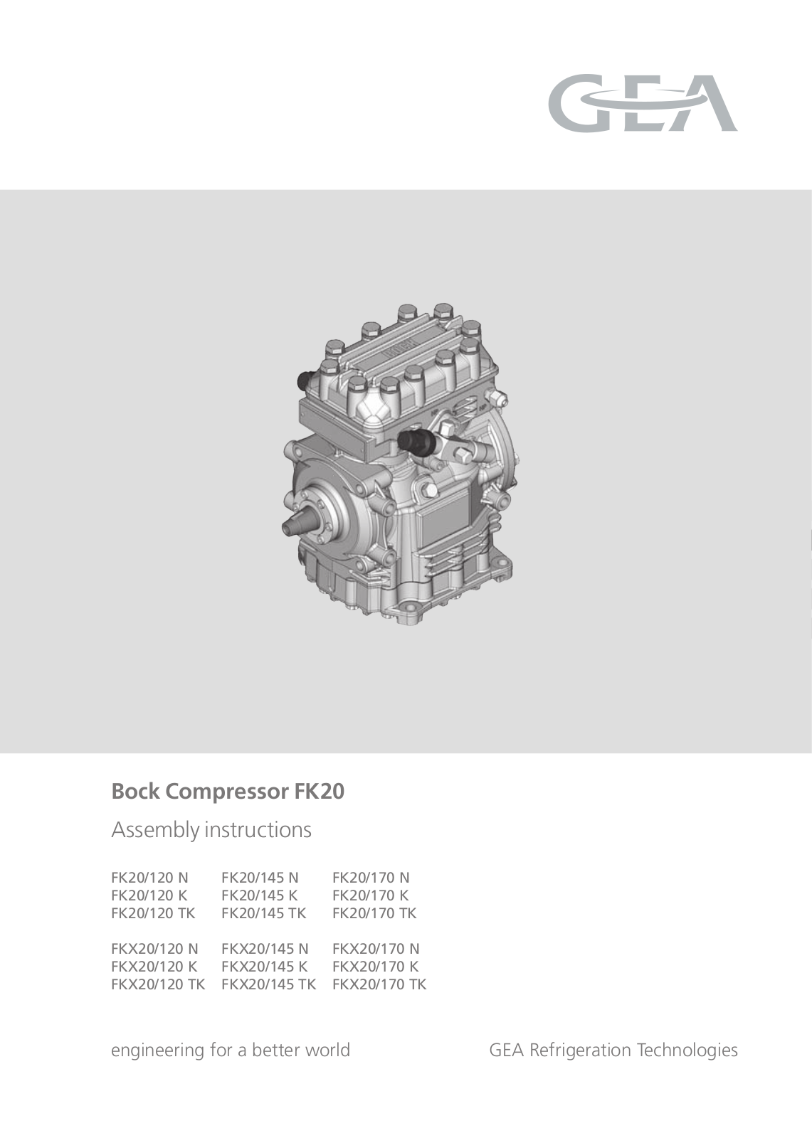 GEA Bock FK20 User Manual