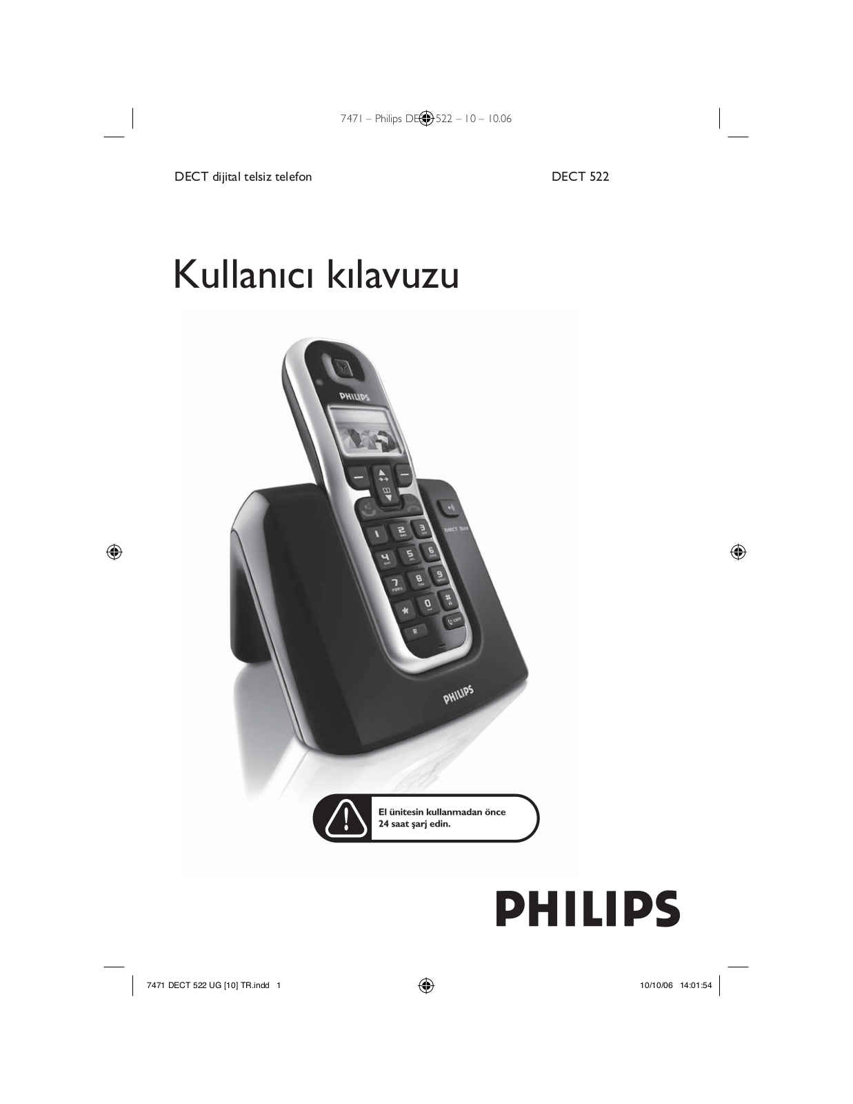 Philips DECT5221B/02, DECT5221B/24 operating instructions - ManualMachine.com