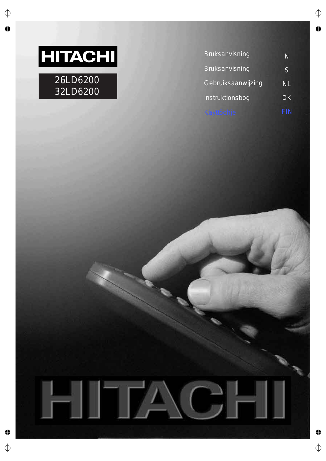 Hitachi 26LD6200, 26LD6200IT, 32LD6200 User Manual