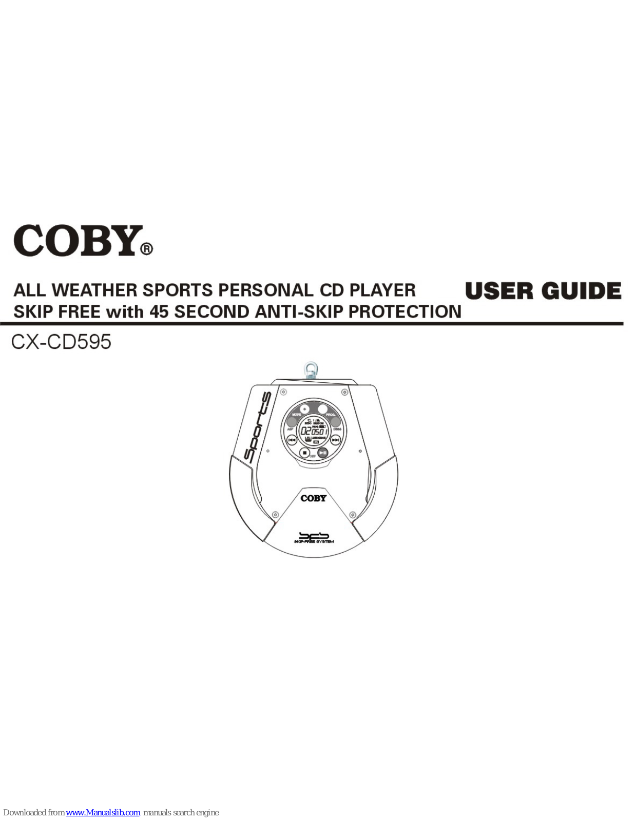 Coby CXCD595 User Manual