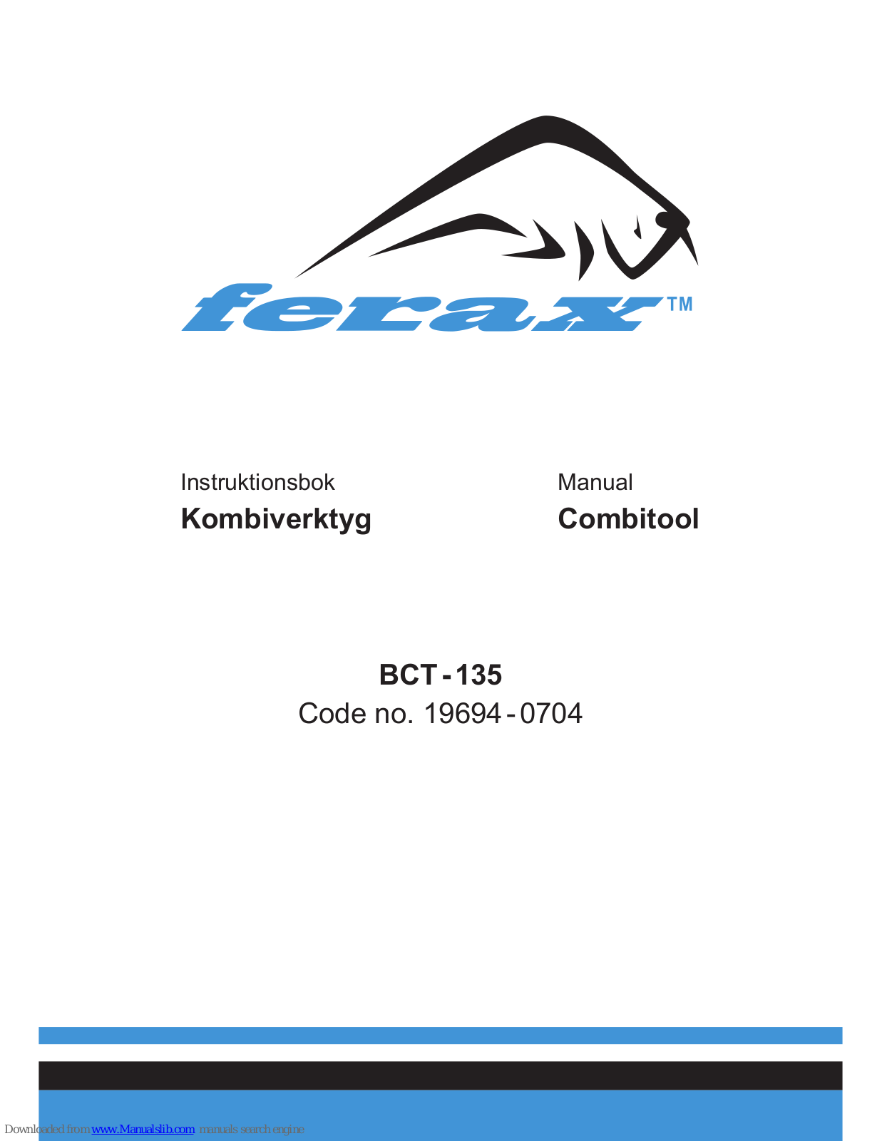 Ferax BCT-135 User Manual - ManualMachine.com