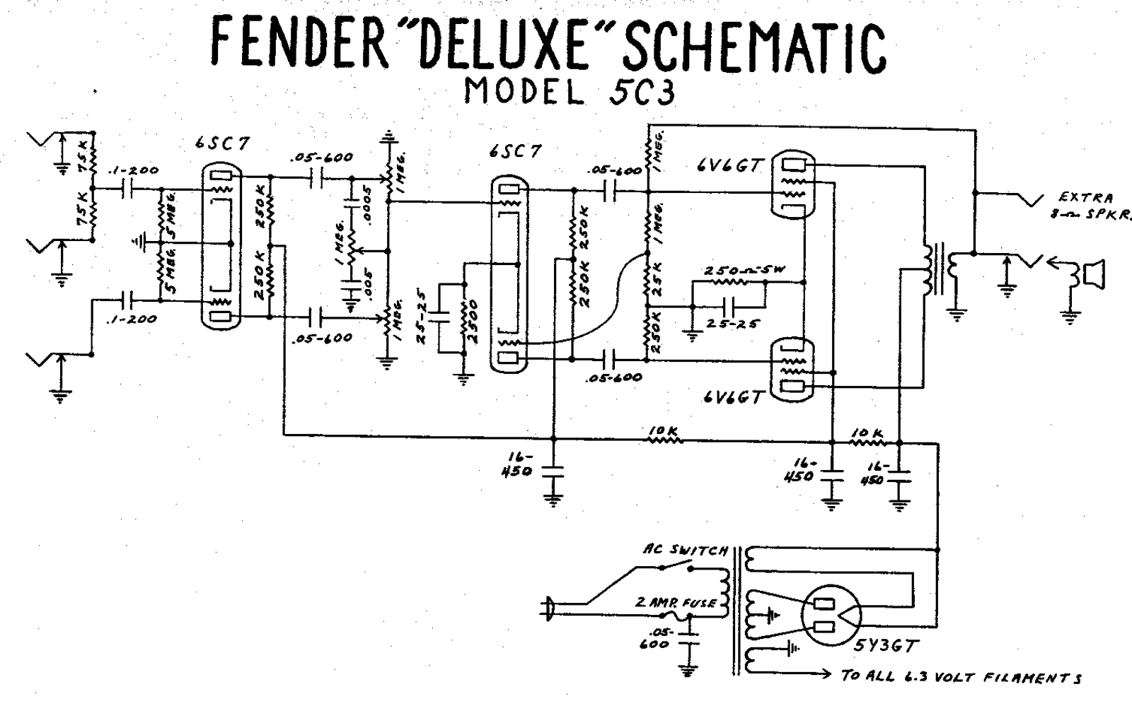 Fender 5c3 schematic