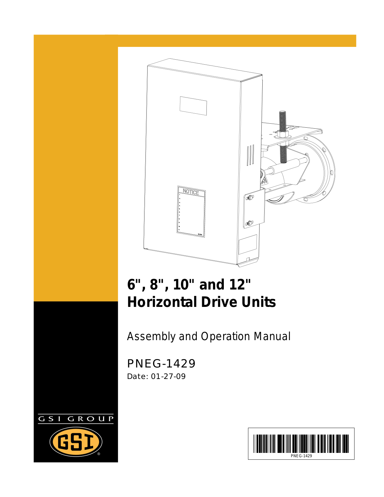 GSi PNEG-1429 Assembly And Operation Manual