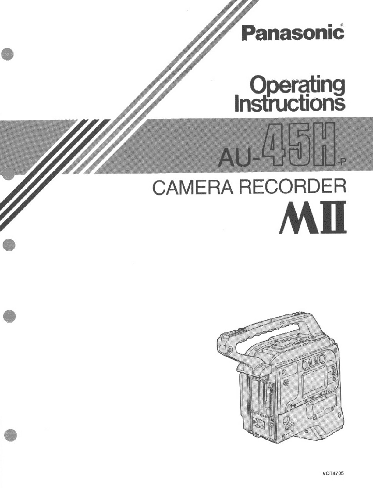 Panasonic AU-45HP, AU-45 User Manual