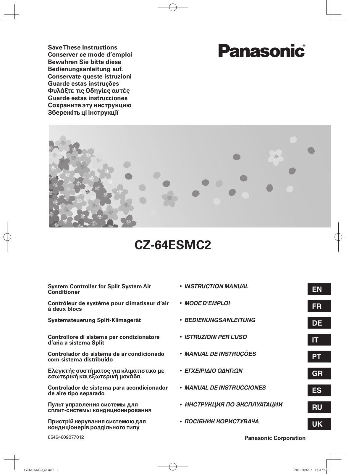 PANASONIC CZ64ESMC2 User Manual