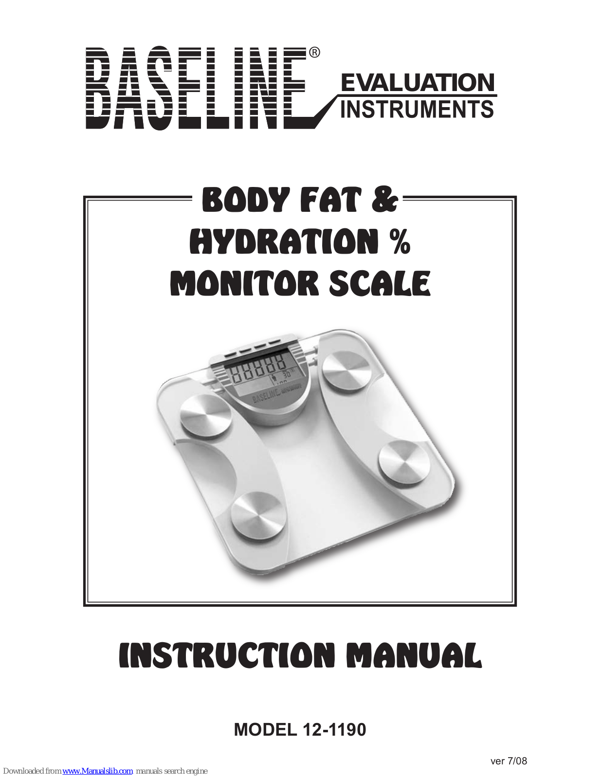 Baseline 12-1190 Instruction Manual