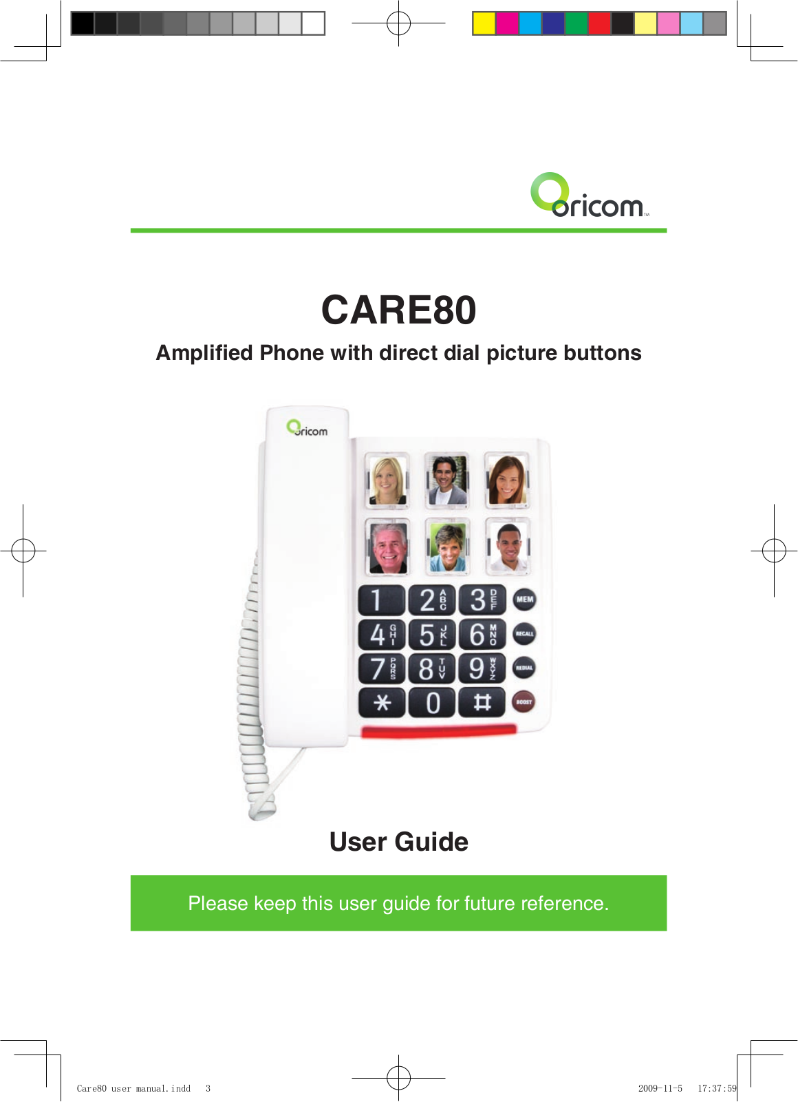 Oricom CARE80 User Manual