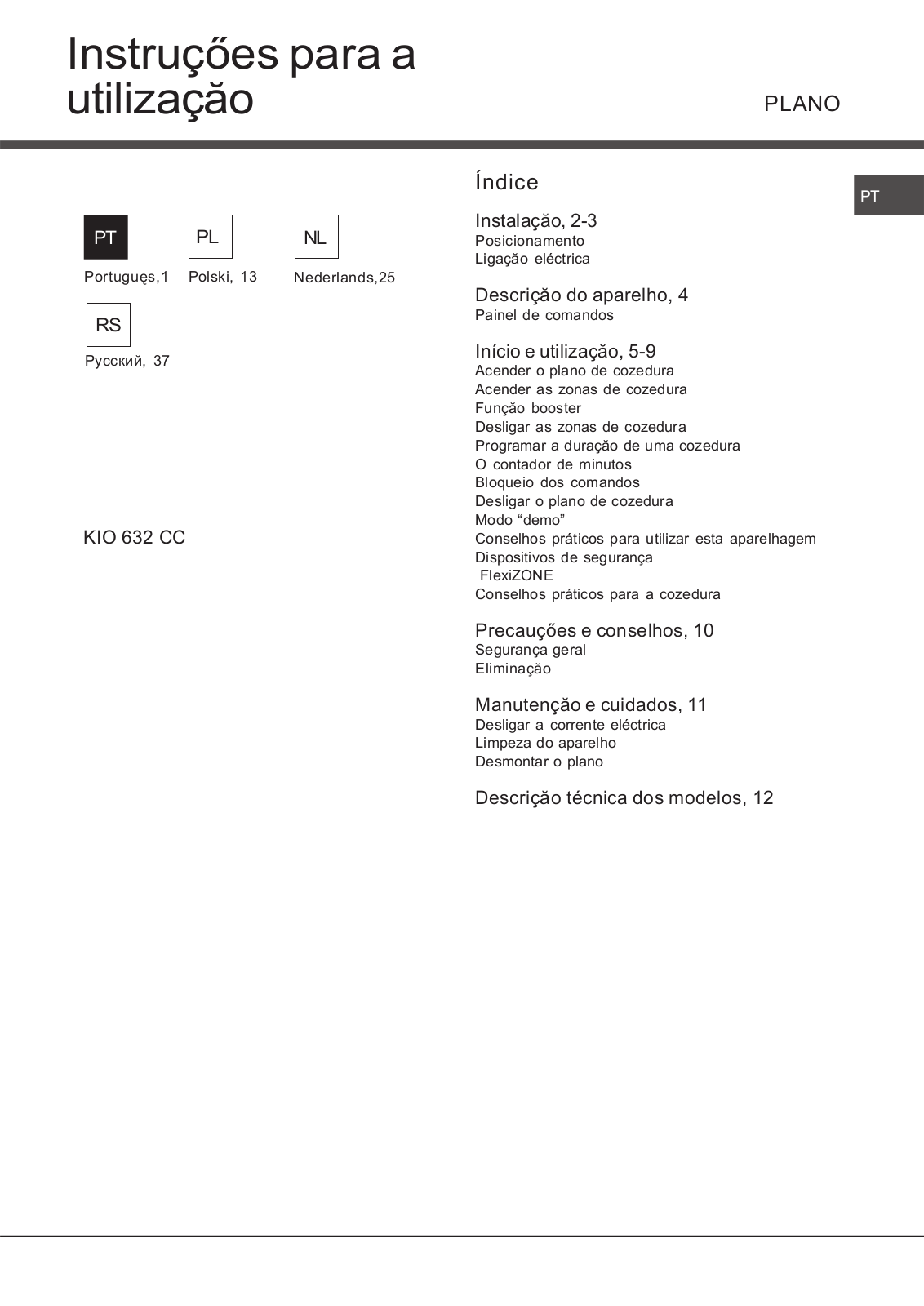 Hotpoint-ariston KIO 632 C C User Manual