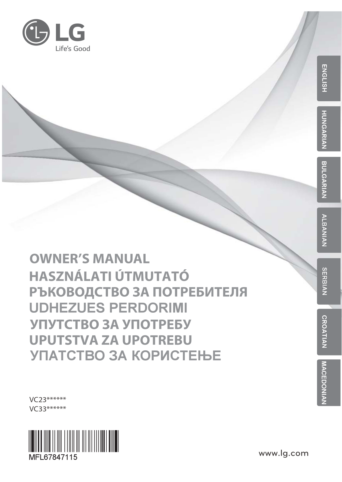 LG VC3320NNT, VC3320NND Owner's Manual