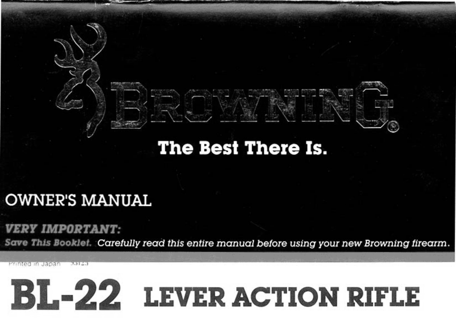 browning bl22 User Guide