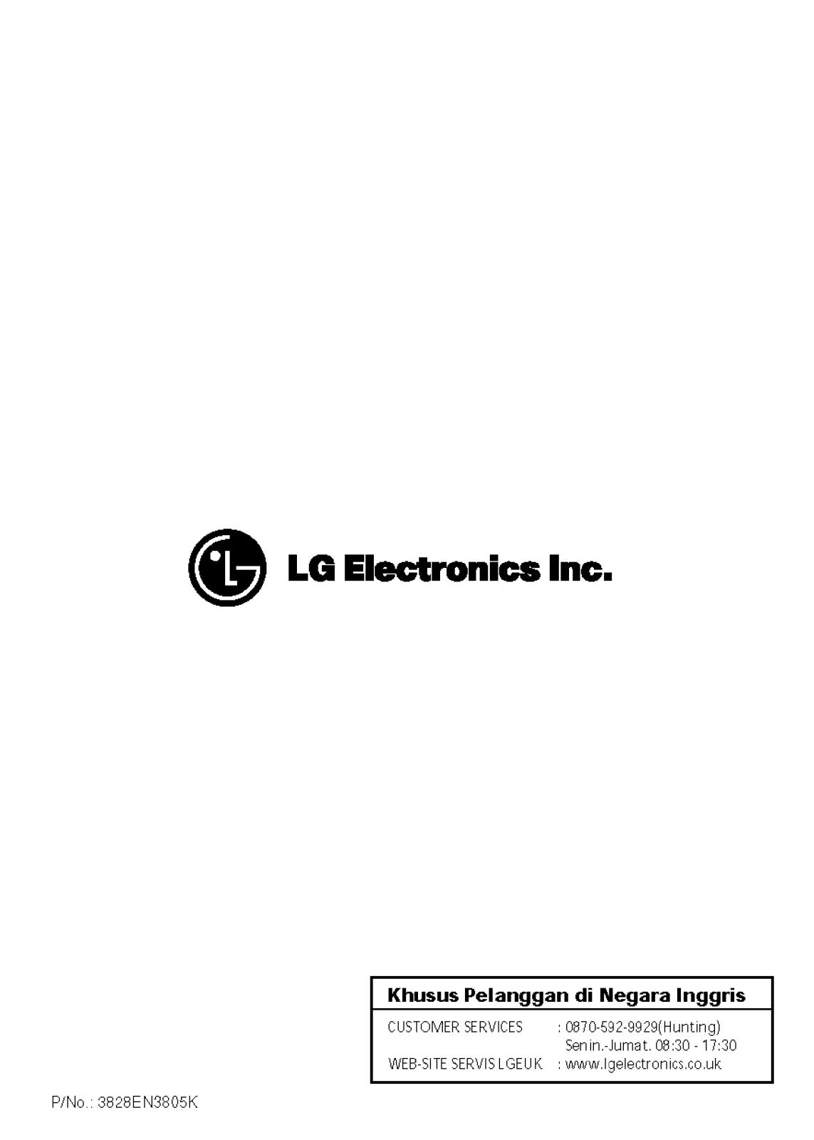 LG WD-80301TP Manual book