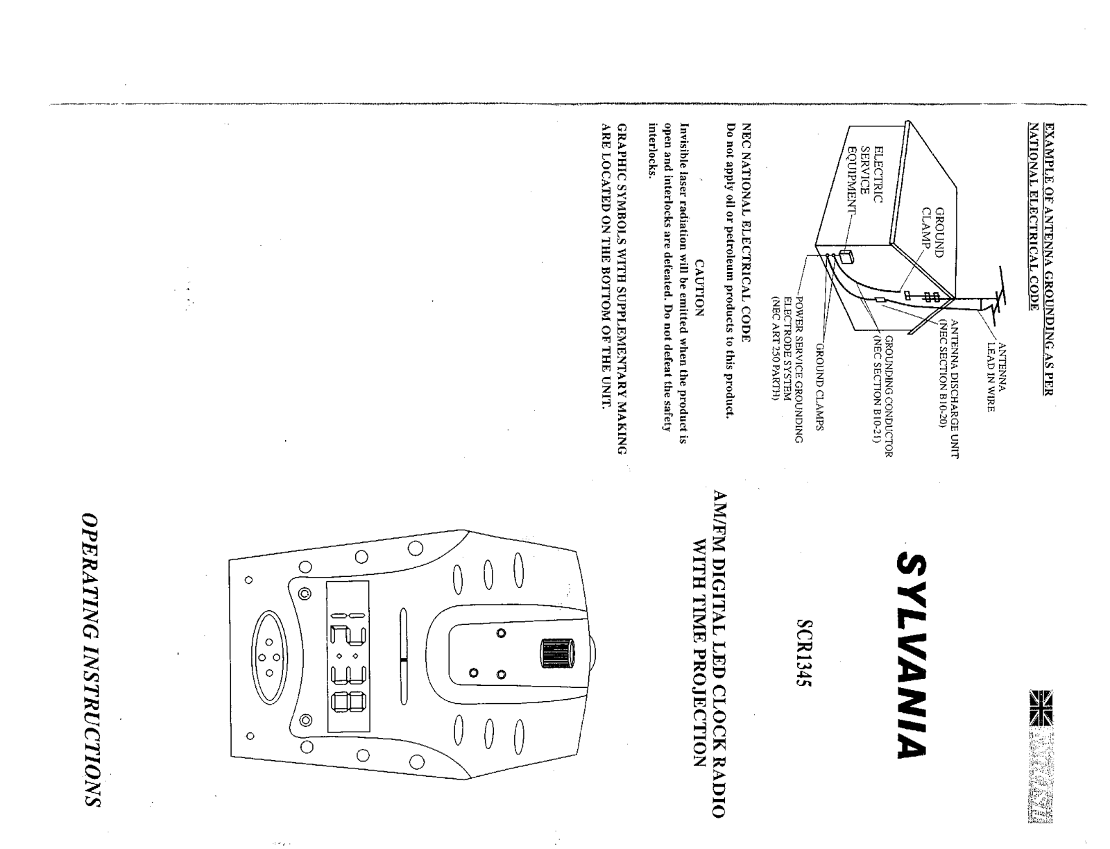 Curtis SCR1345 User Manual