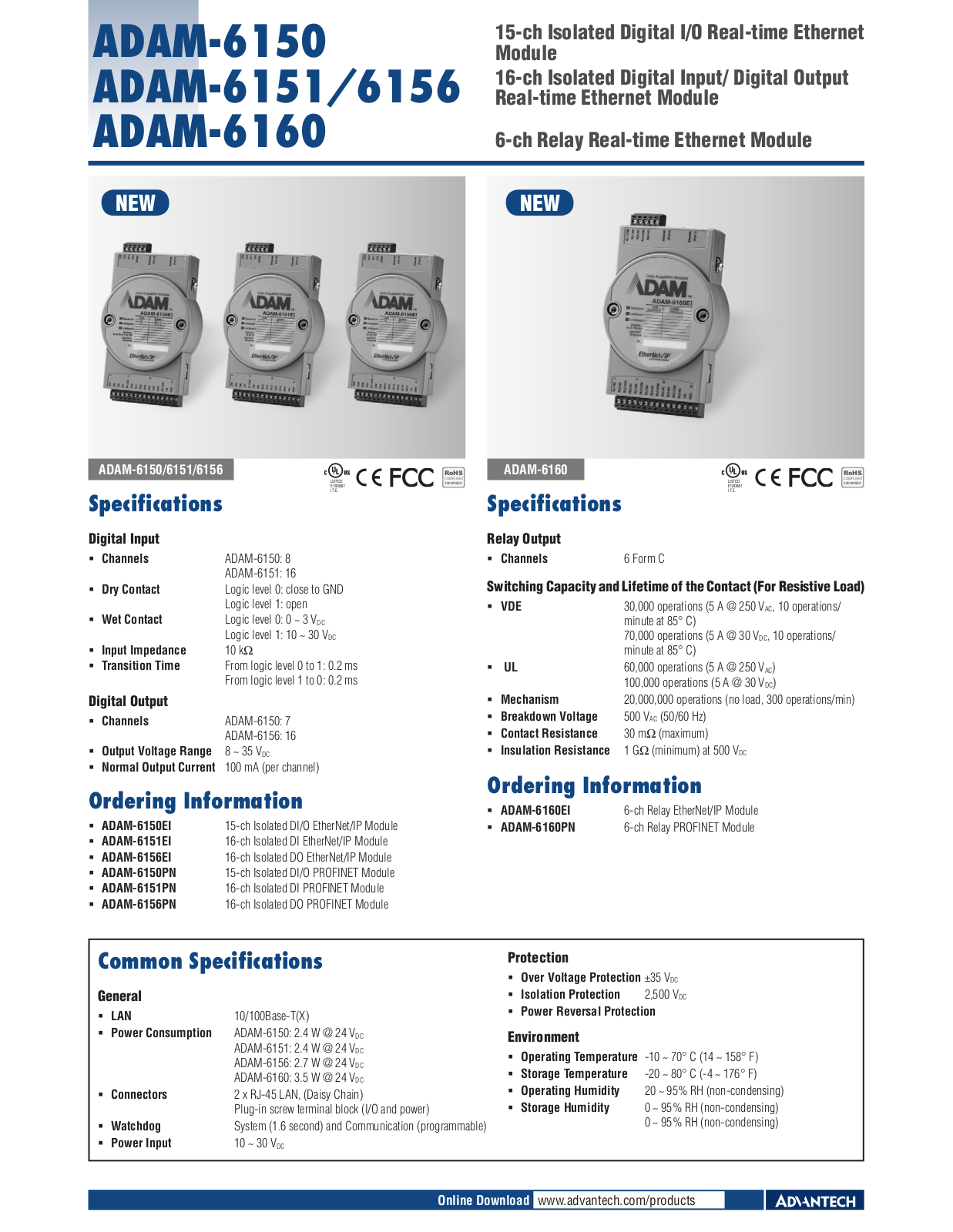 Impulse ADAM-6160 User Manual