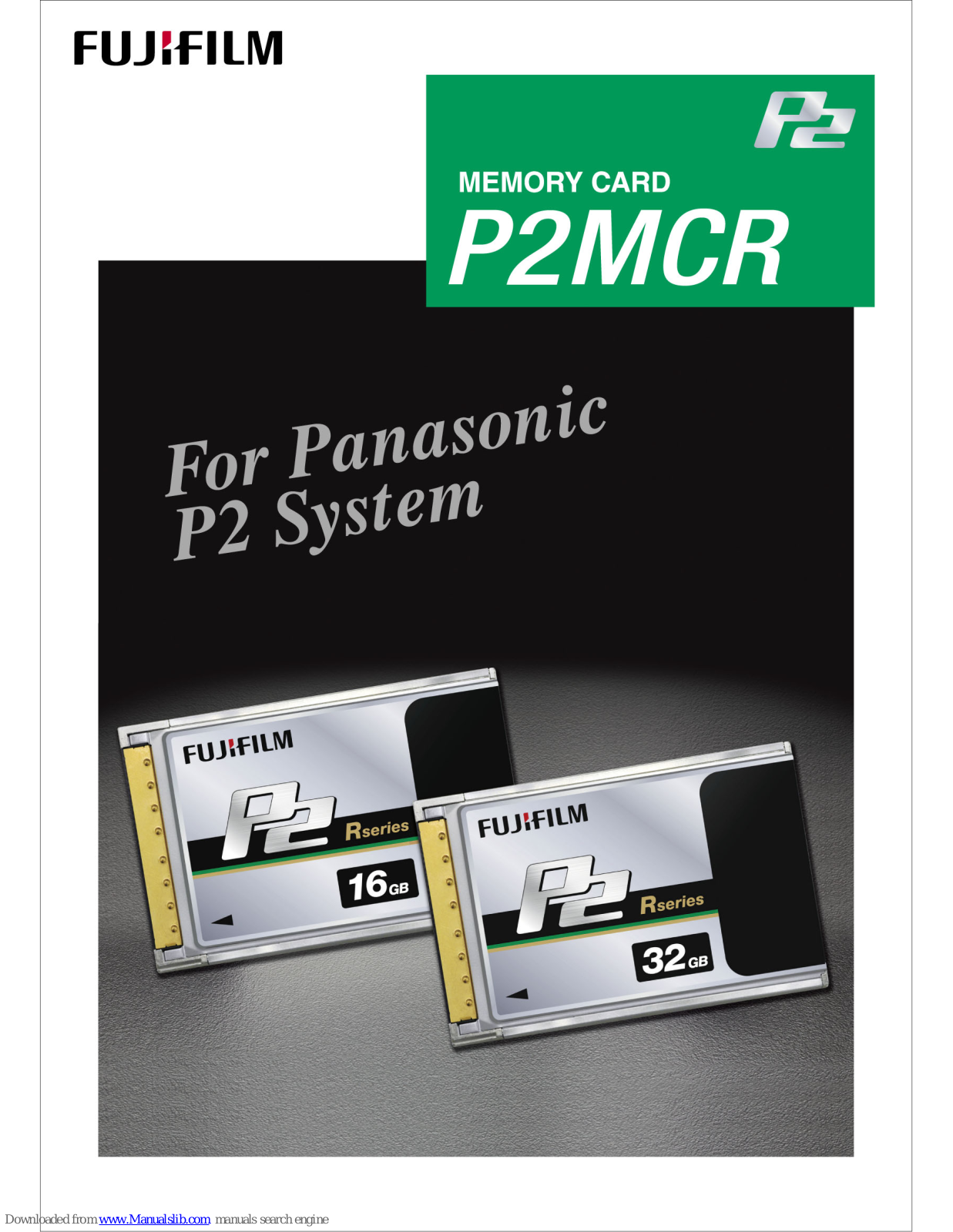 FujiFilm P2MCR16-WW, P2MCR32-WW Specification