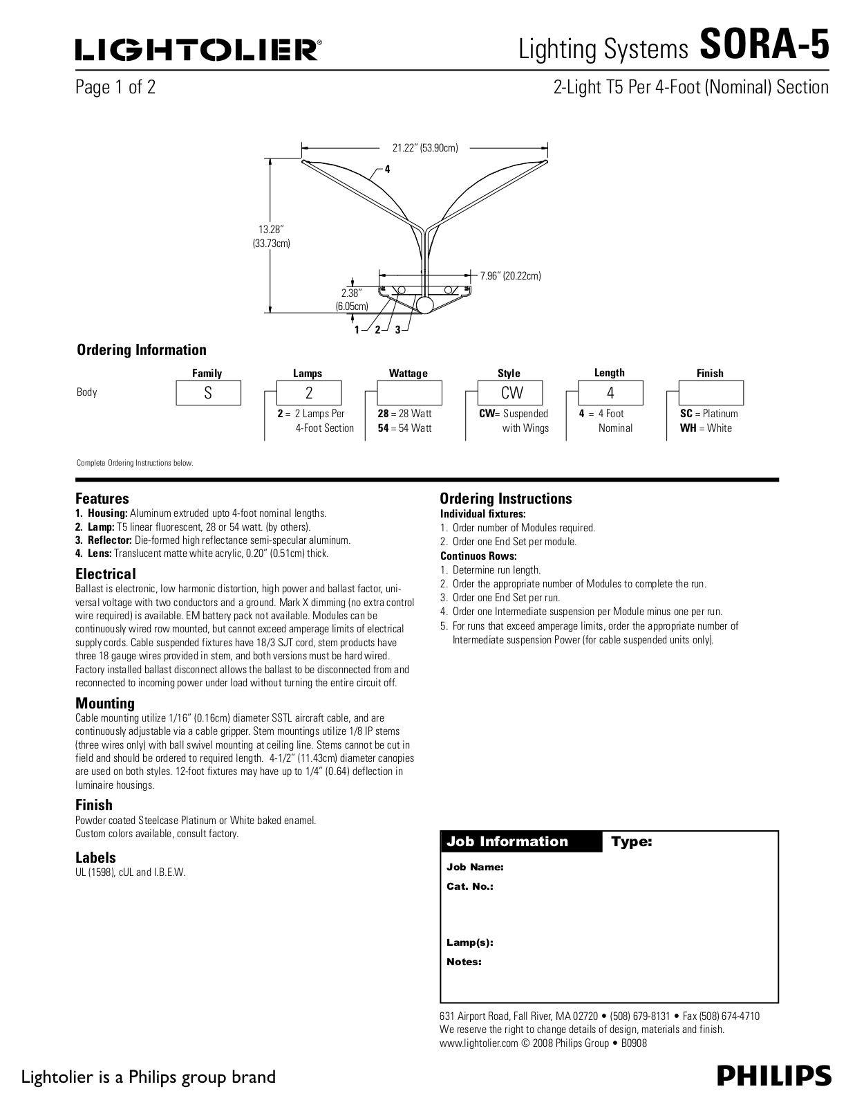 Philips SORA-5 User Manual