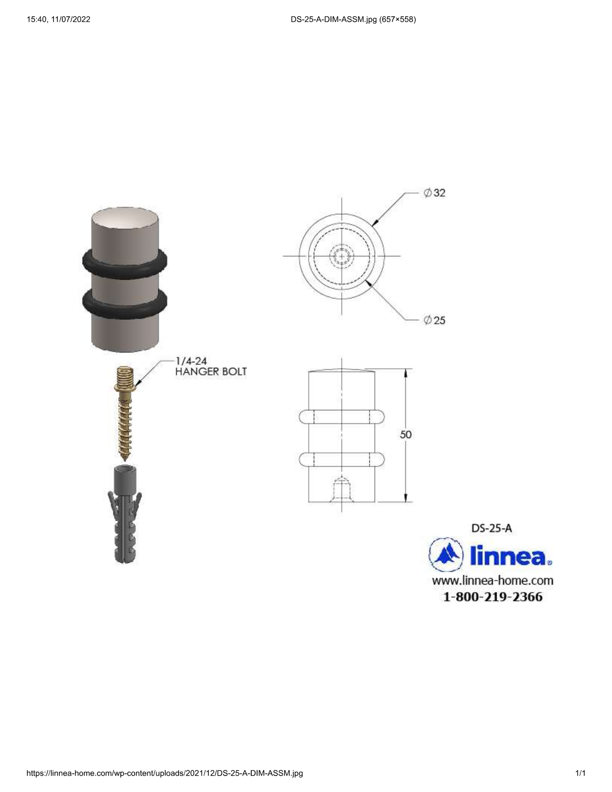 Linnea LNNE1286 Dimensions - ManualMachine.com