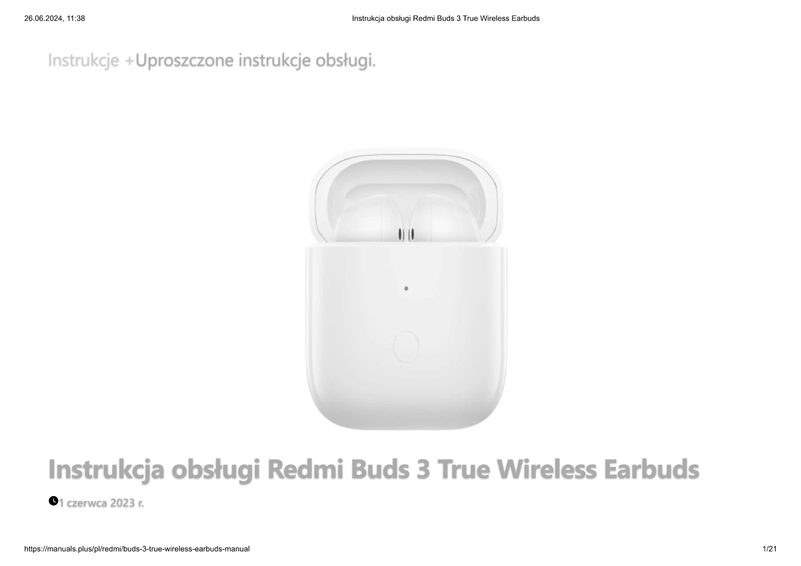 XIAOMI M2104E1 User guide - ManualMachine.com