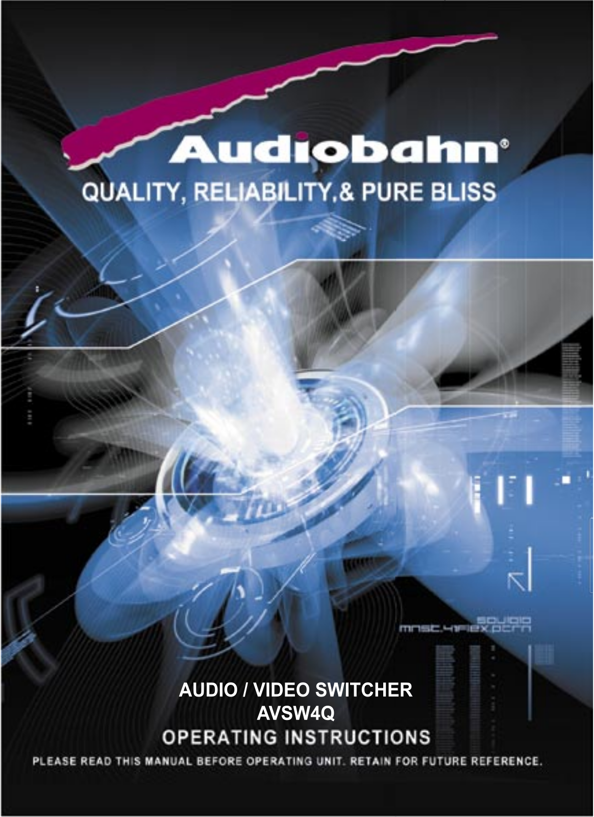 Audiobahn AVSW4Q User Manual