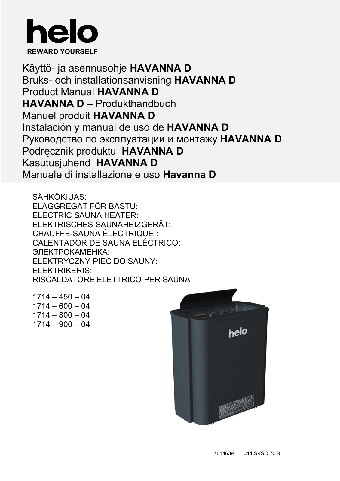 Helo HAVANNA D Product Manual