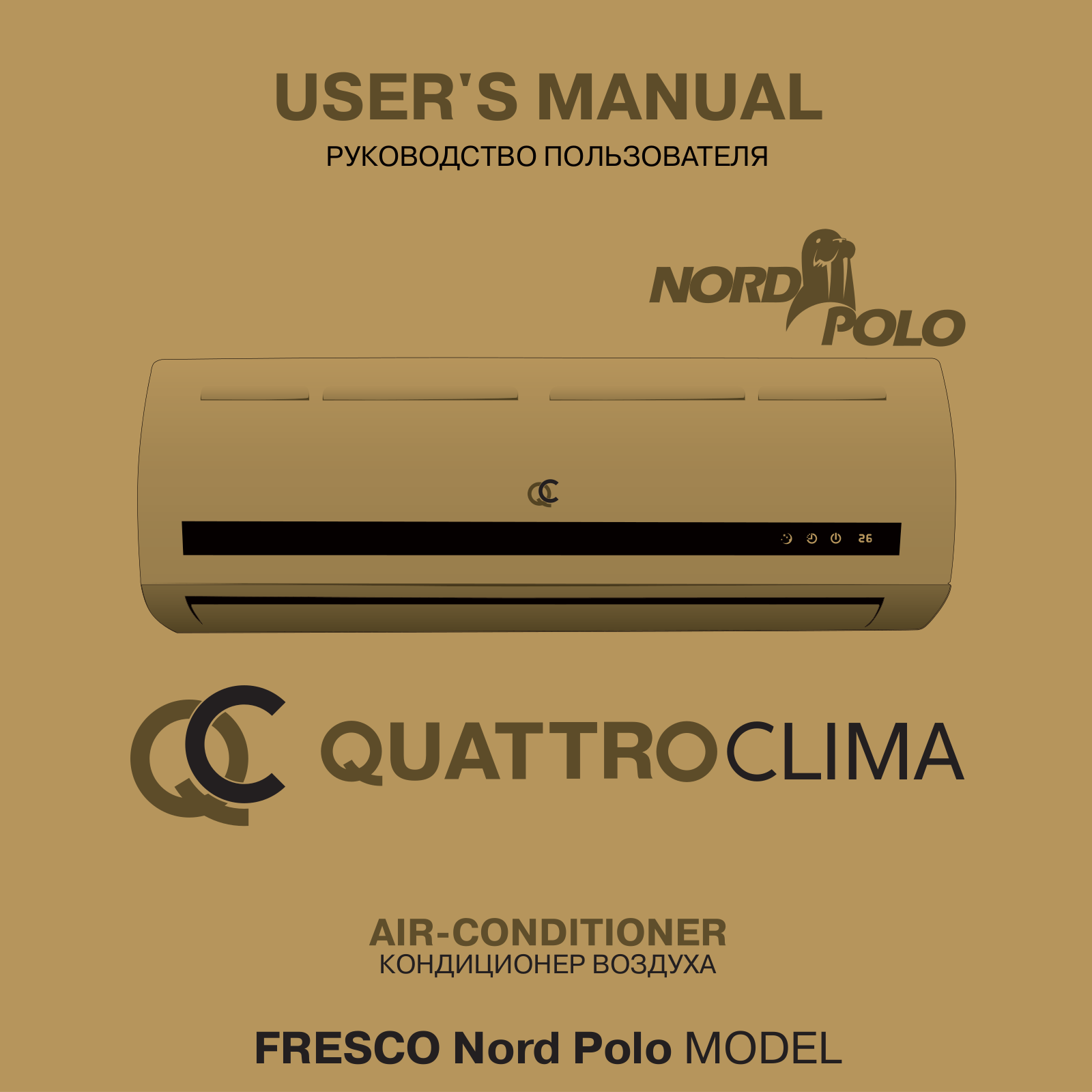 QUATTROCLIMA QV–F18WA, QN–F18WA User Manual