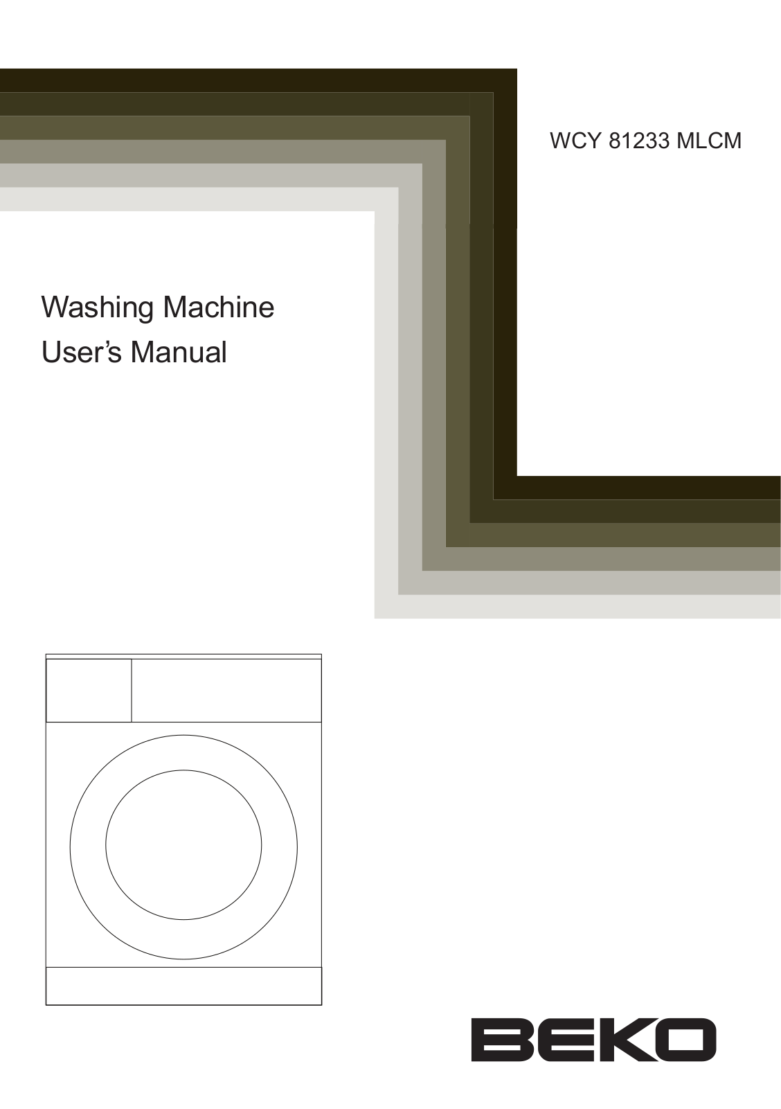 Beko WCY 81233 MLCM User manual