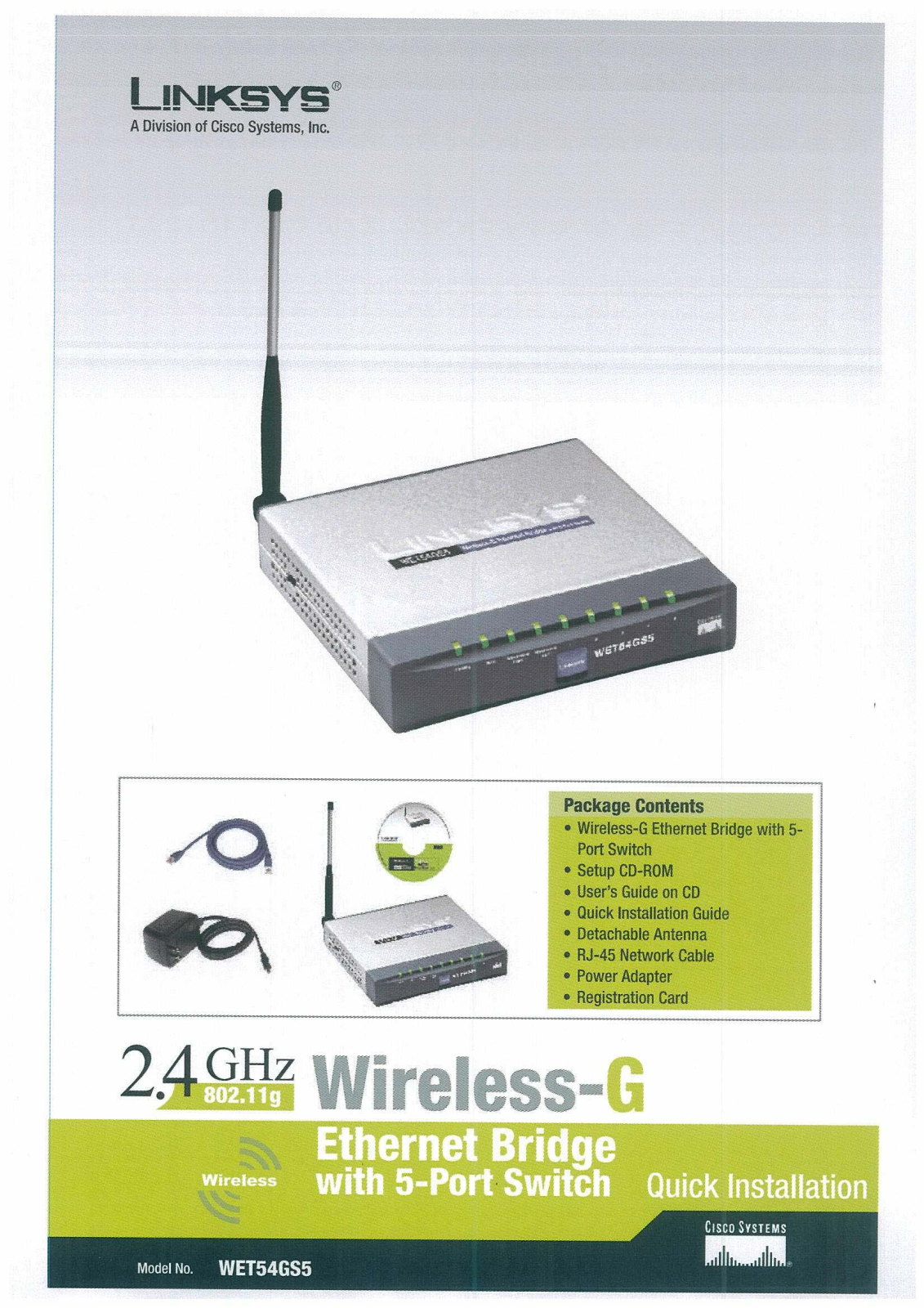 LINKSYS HGA7S 2 User Manual