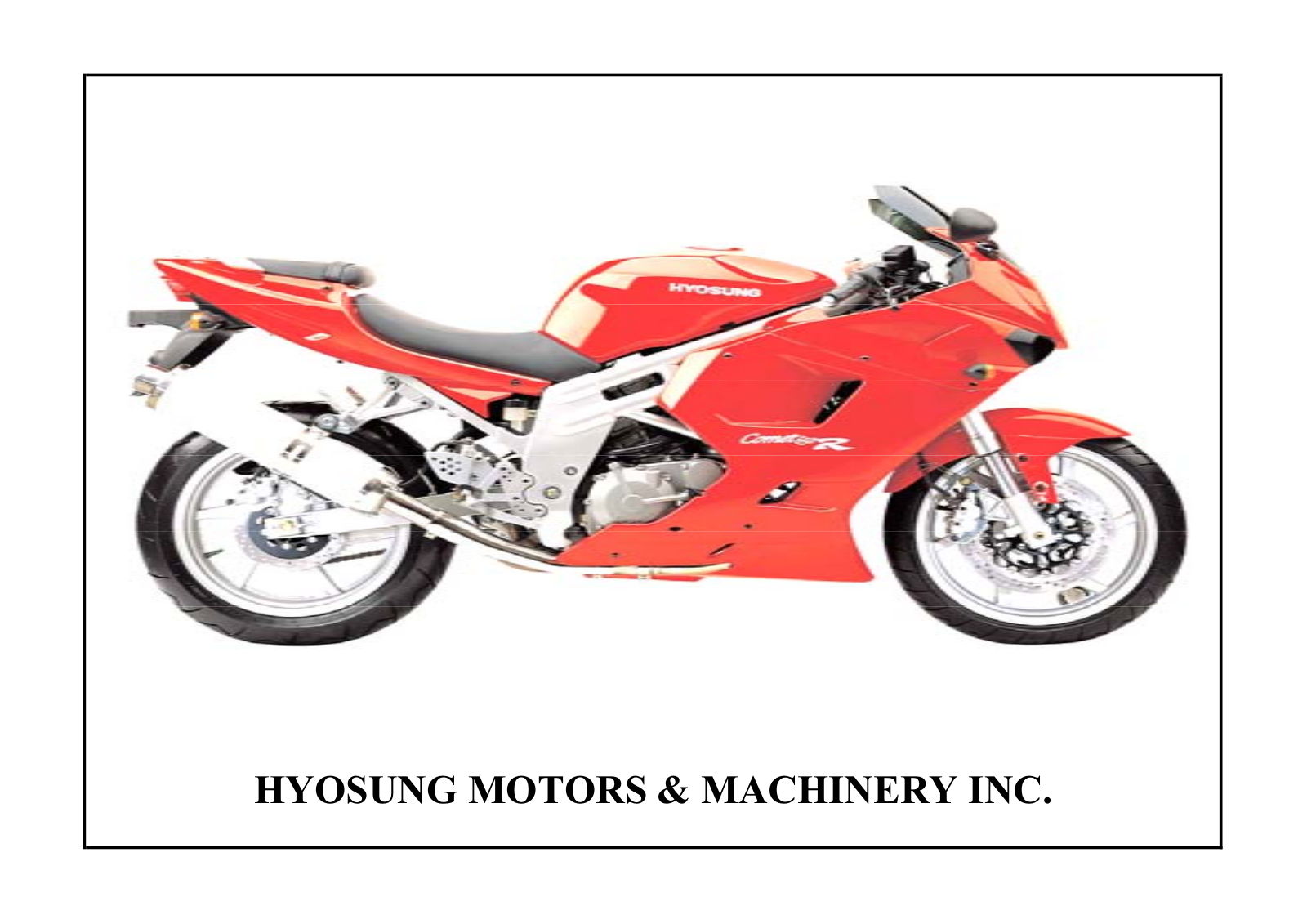 Hyosung GTR650 User Manual