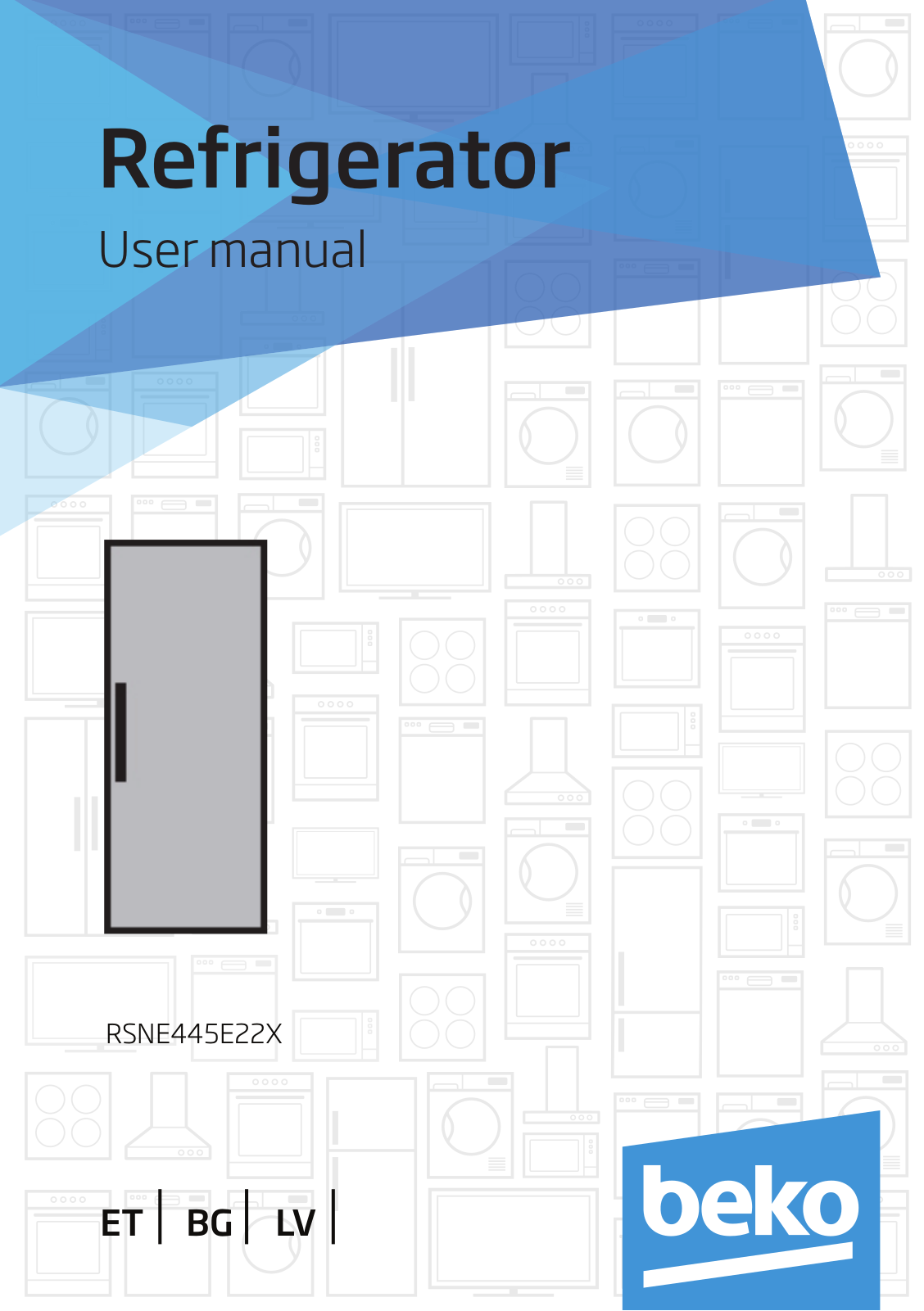 Beko RSNE445E22X User manual