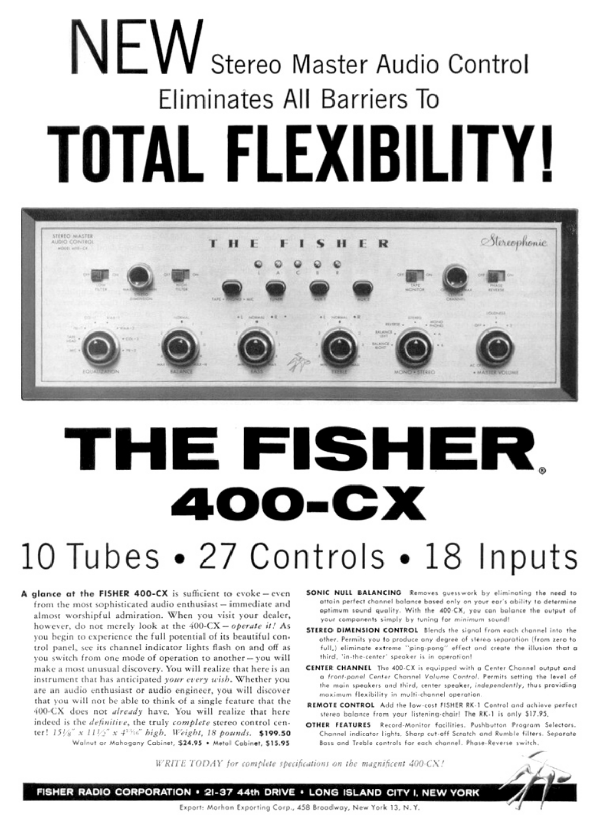 Fisher 100-CX Schematic