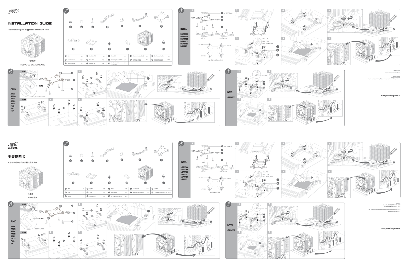 DeepCool Neptwin V2 User manual