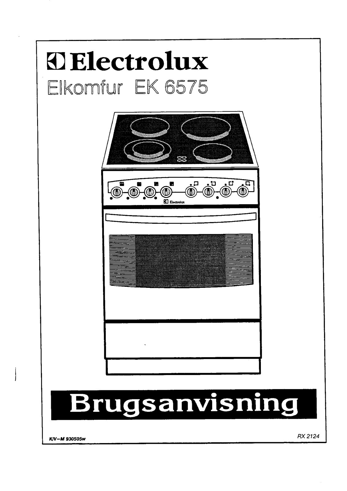 Electrolux EK6575 User Manual