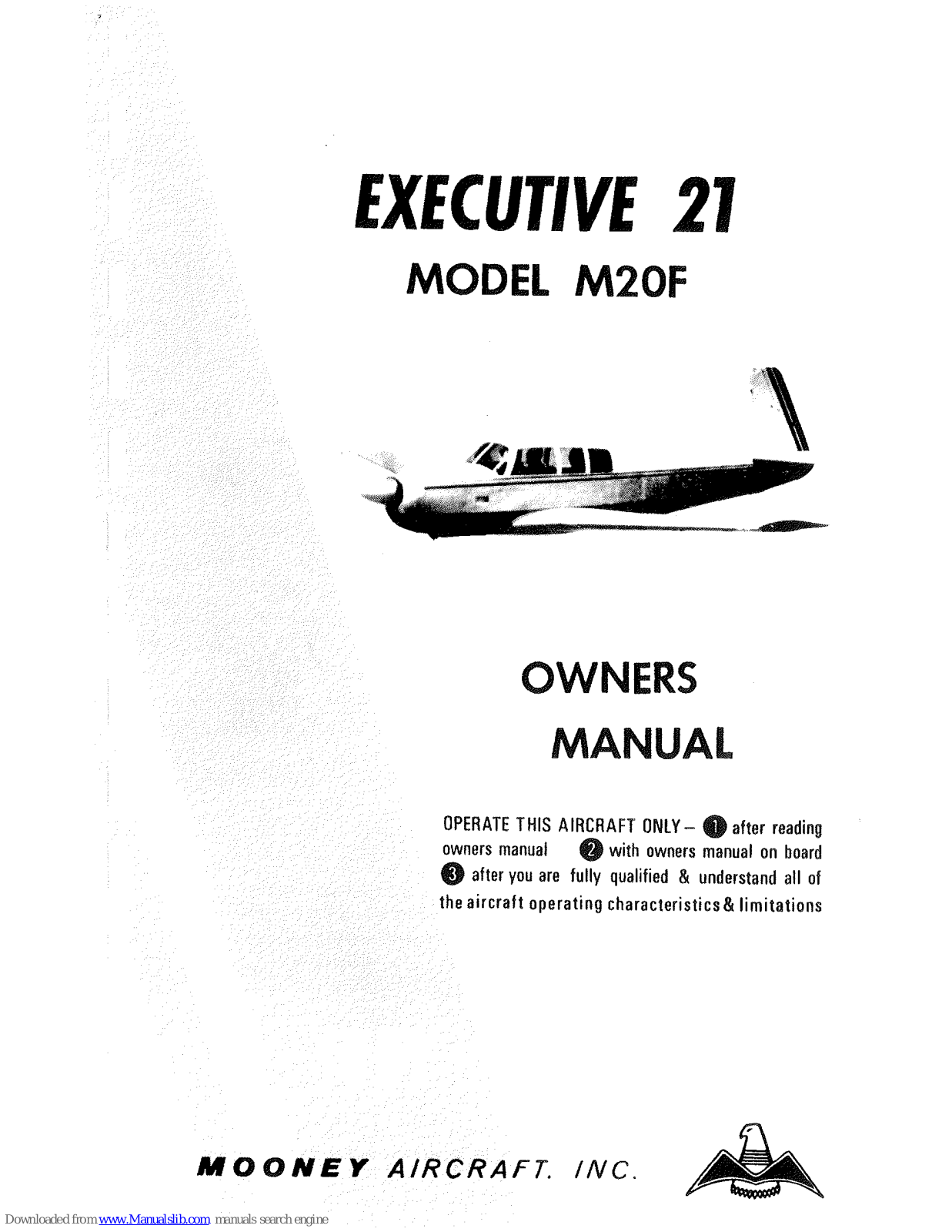 Mooney Executiv 21, M20F Owner's Manual - ManualMachine.com