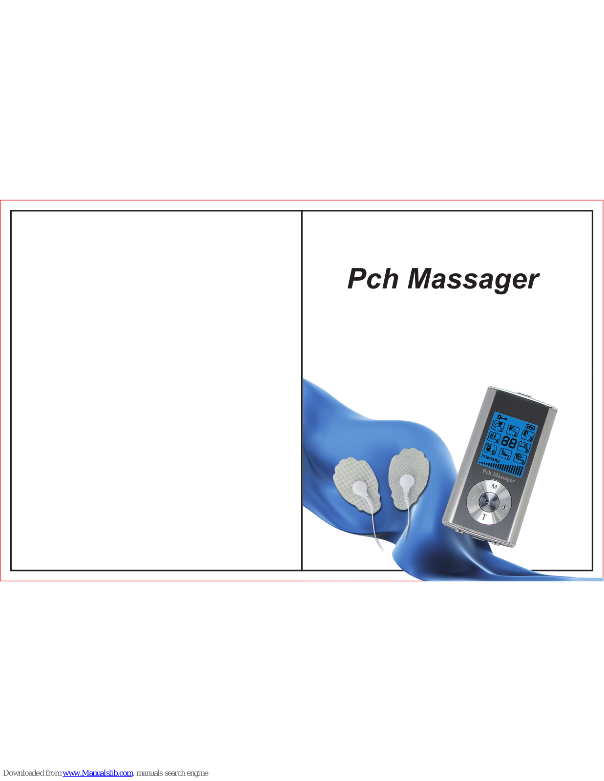 Kalorik PCH Massager User Manual