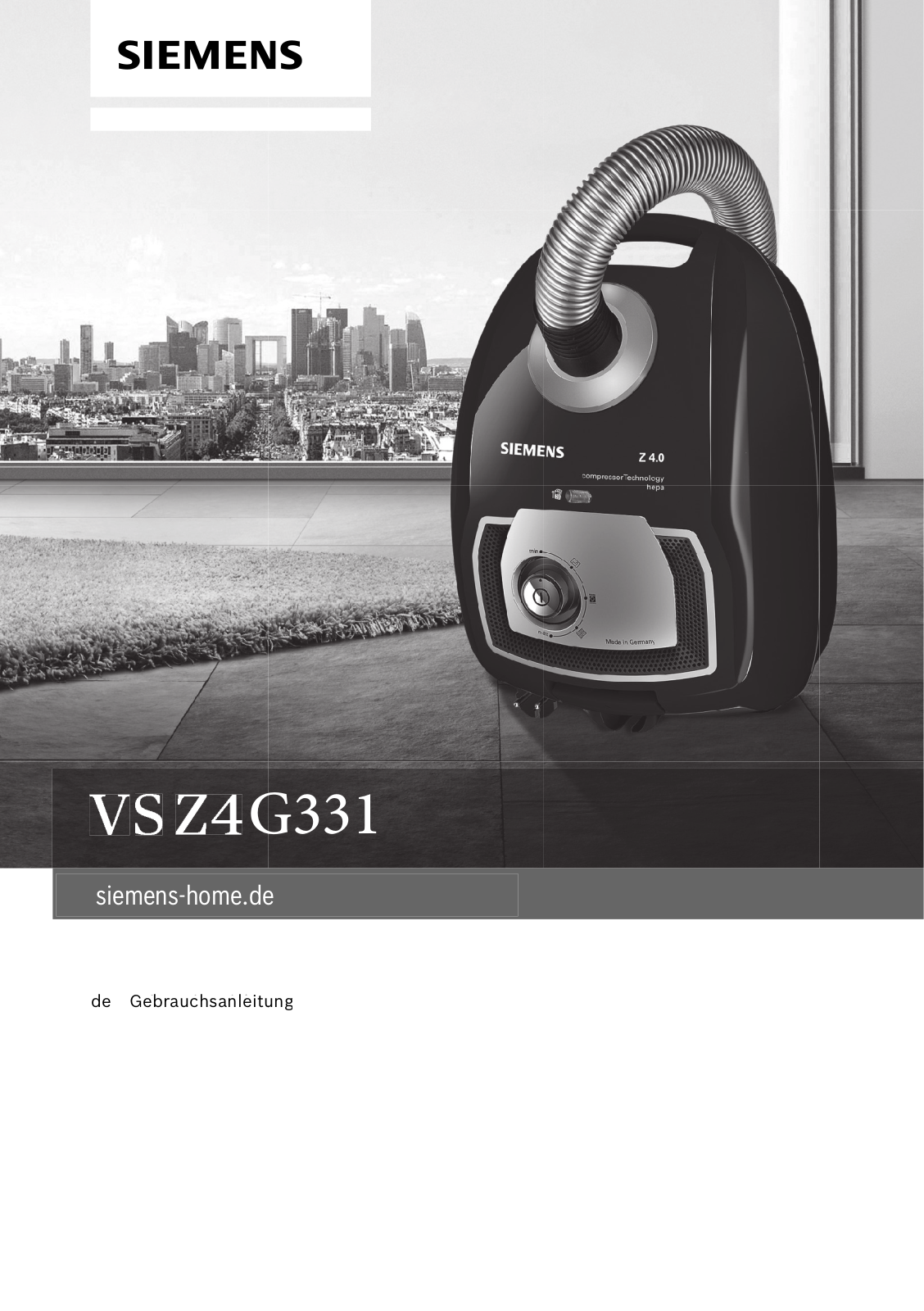 Siemens VSZ4G331 Instruction manual