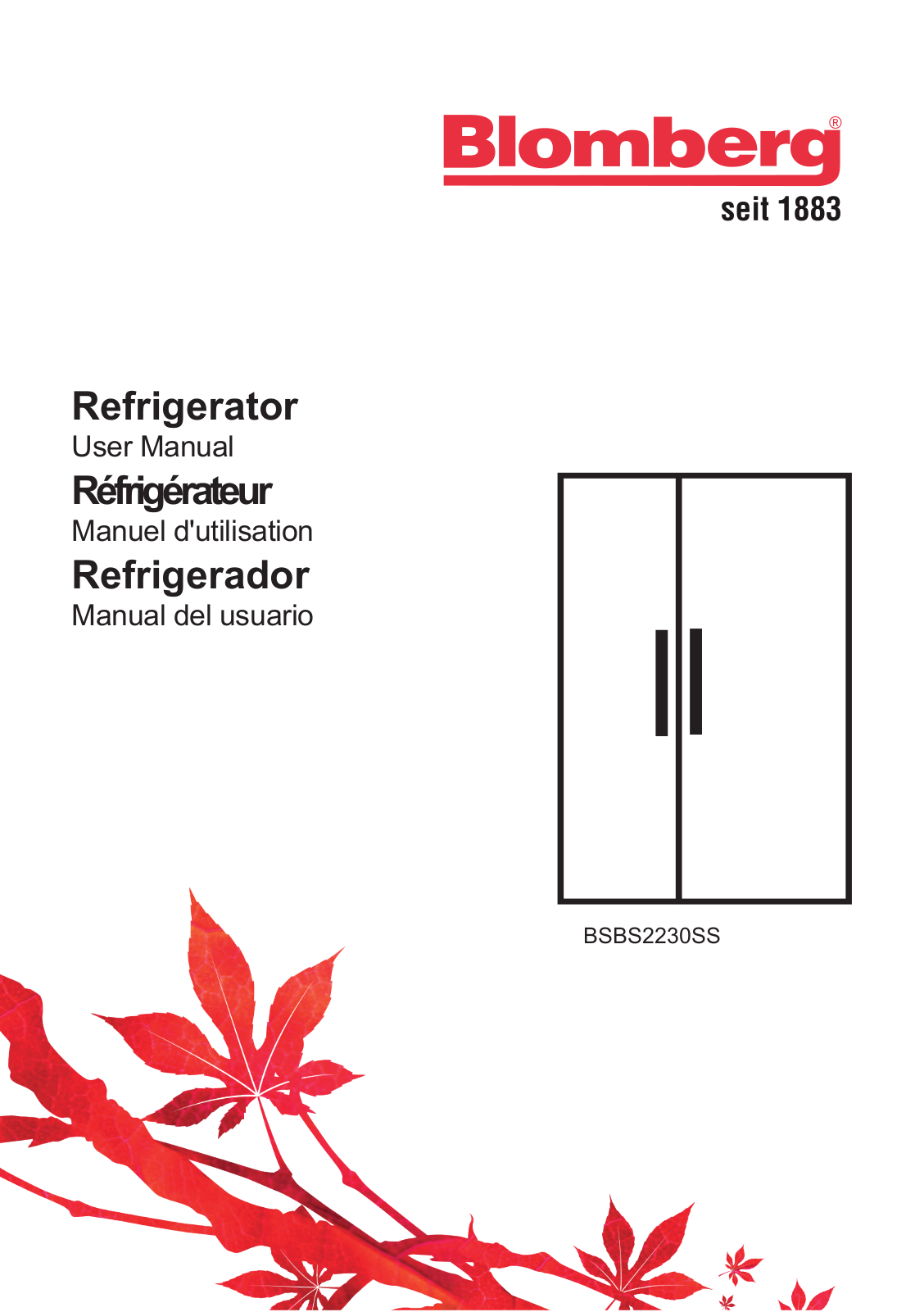 Blomberg BSBS2230SS User Manual