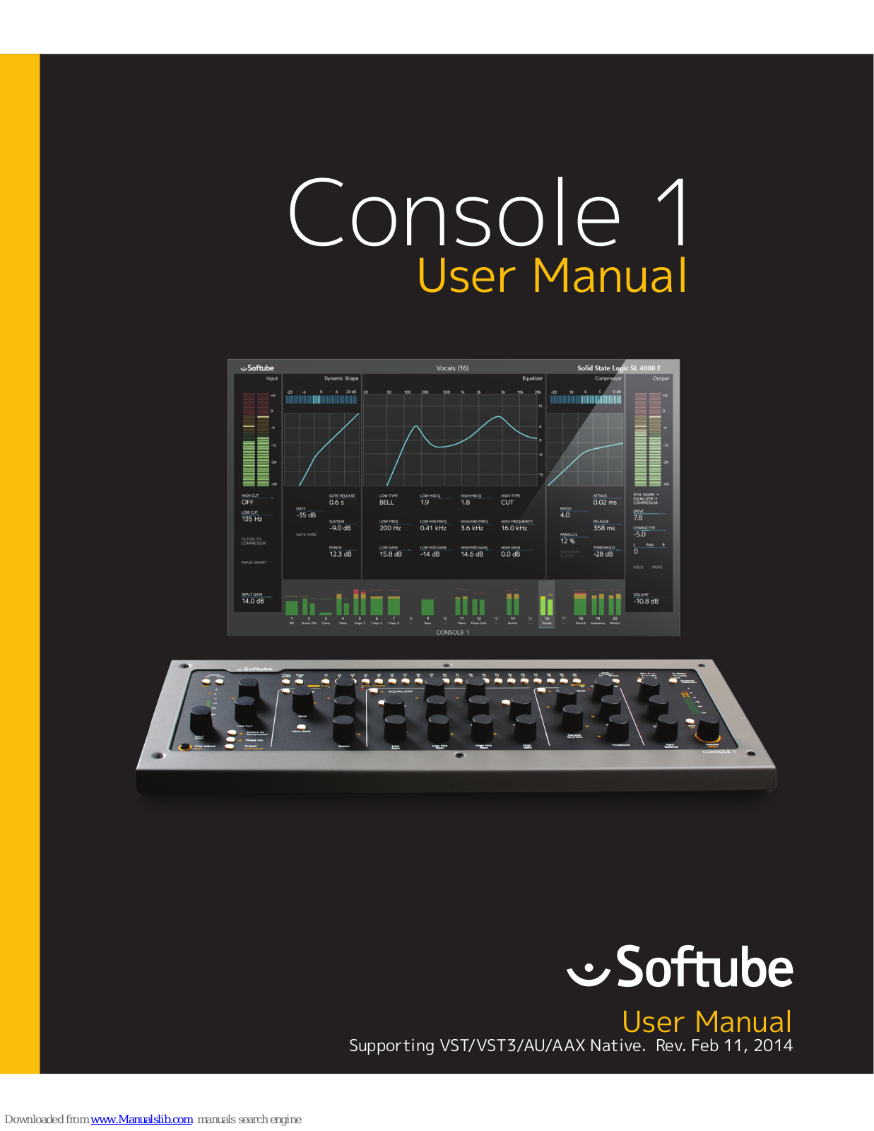 Softube SSL SL 4000 E, Console 1 User Manual