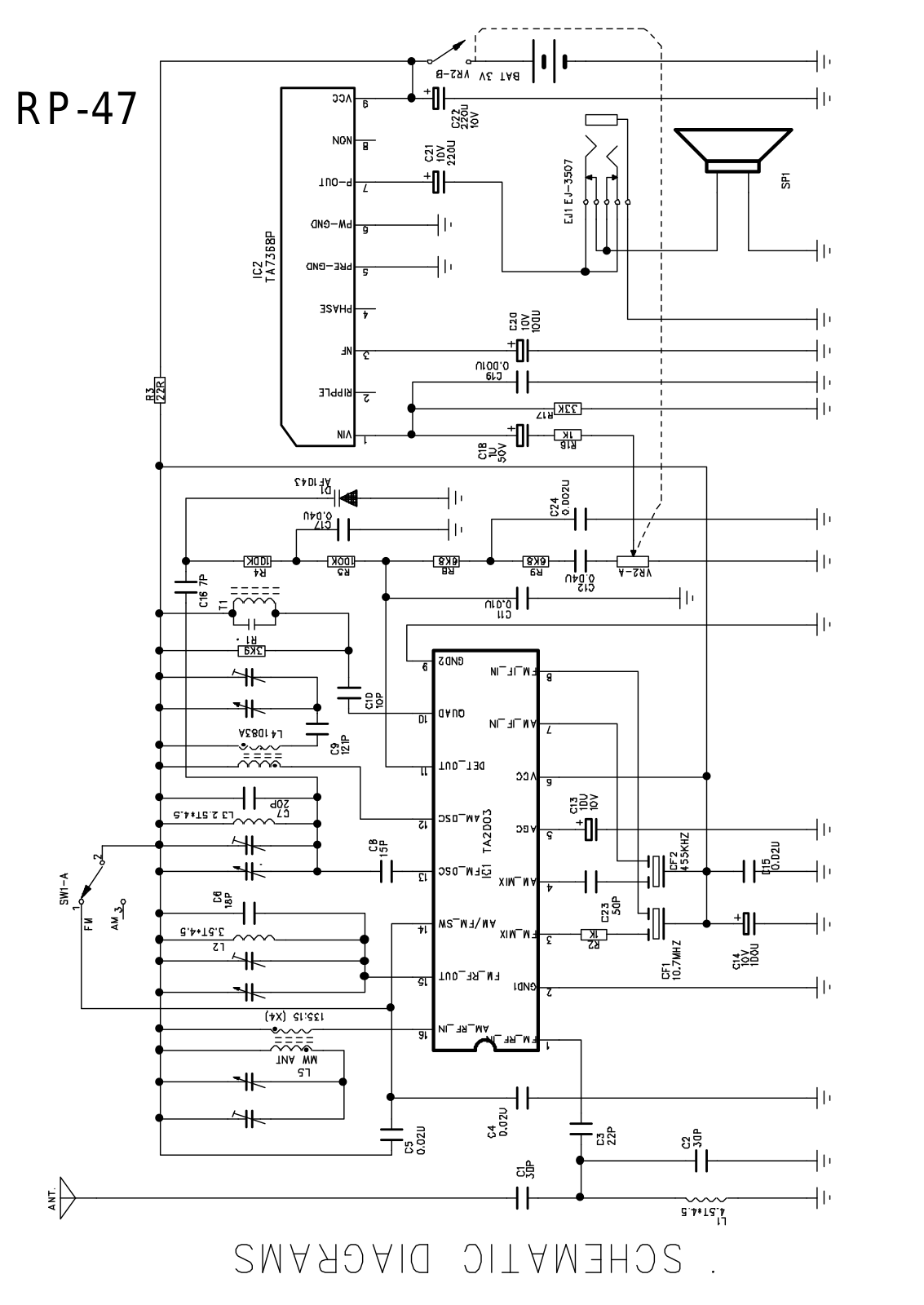 Lenoxx RP-47 Schematic