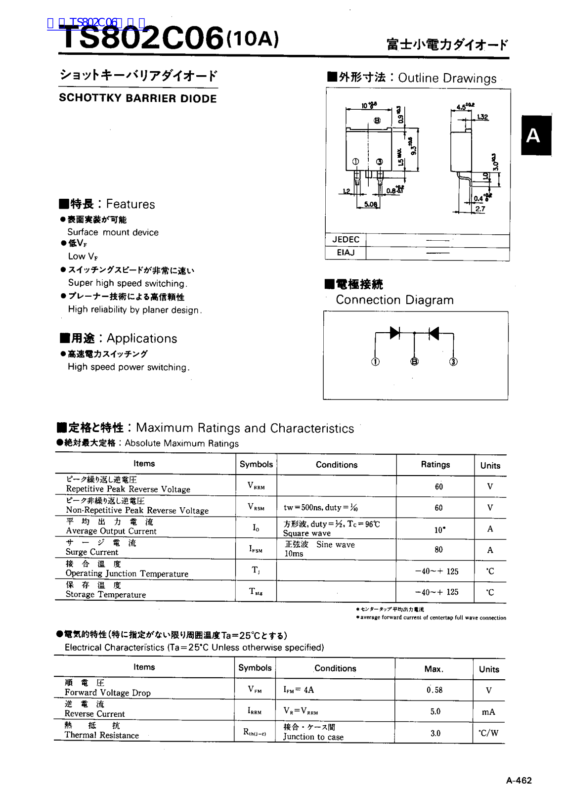 Fuji Electric TS802C06 Service Manual