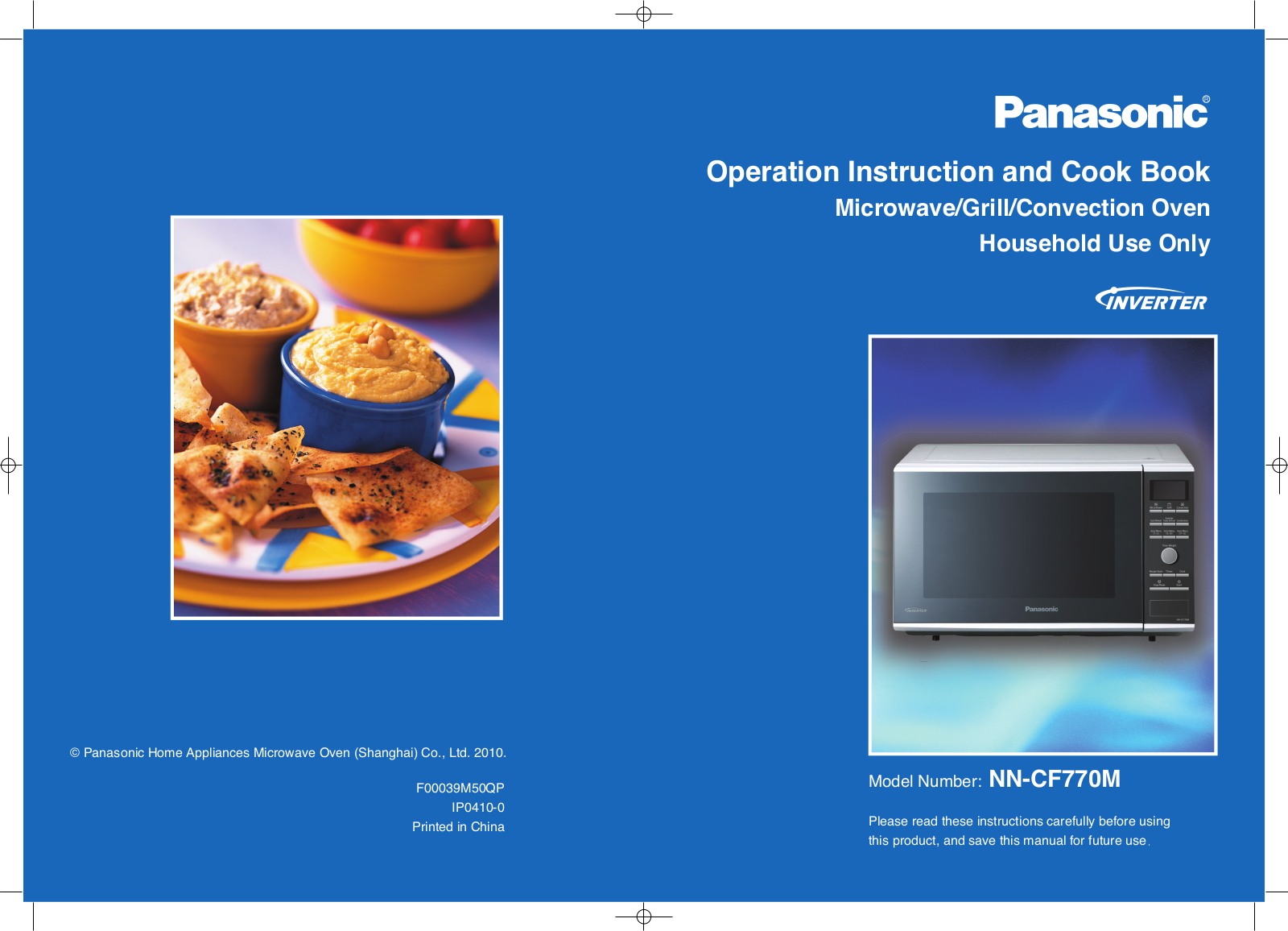 Panasonic NNCF770M Operating Instructions