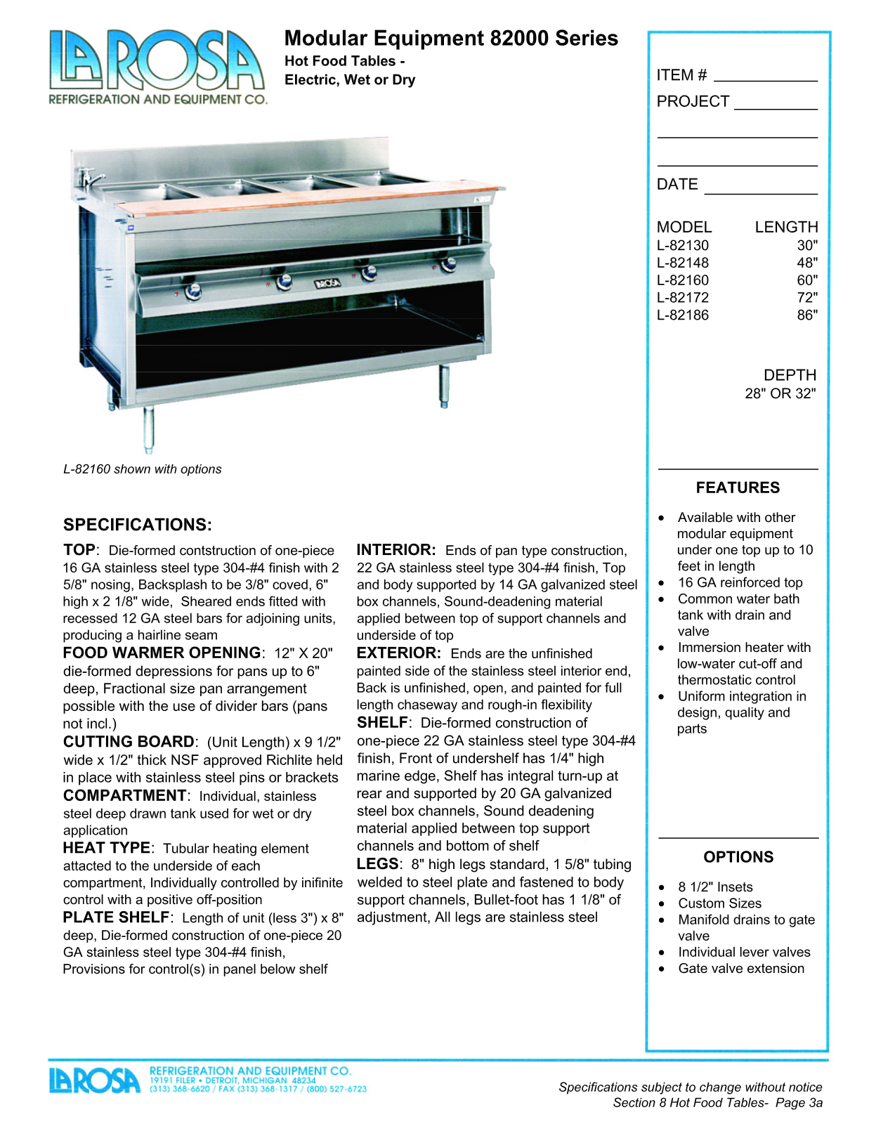 Larosa L-82172 User Manual