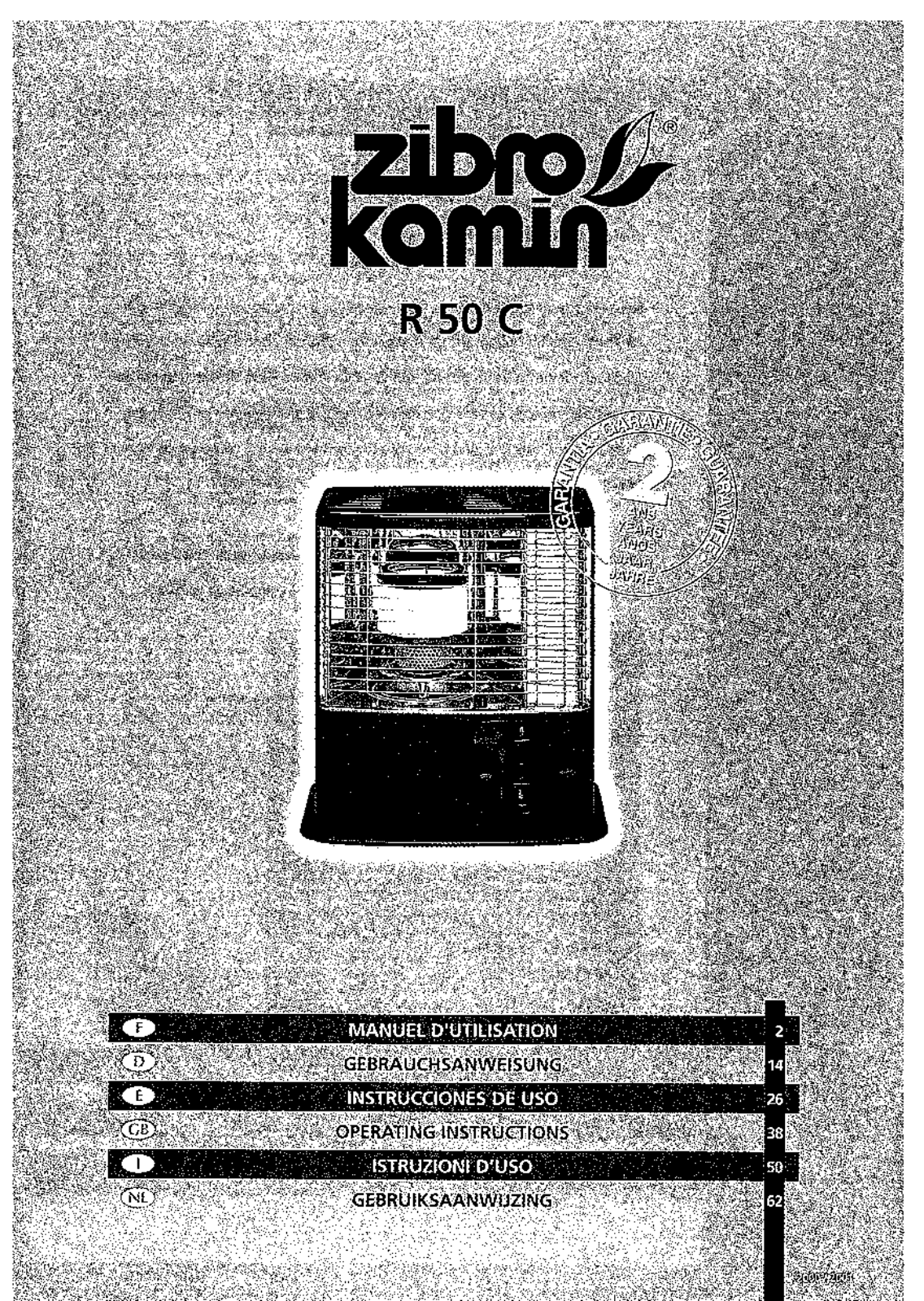 Zibro R50C OPERATING MANUAL