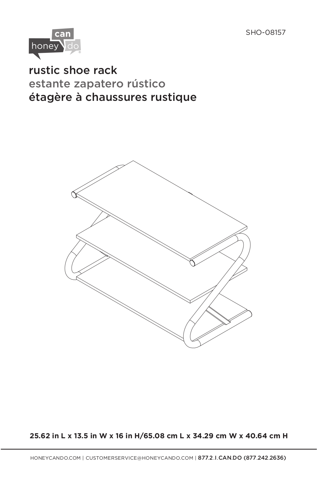 Honey-Can-Do SHO-08157 User Manual