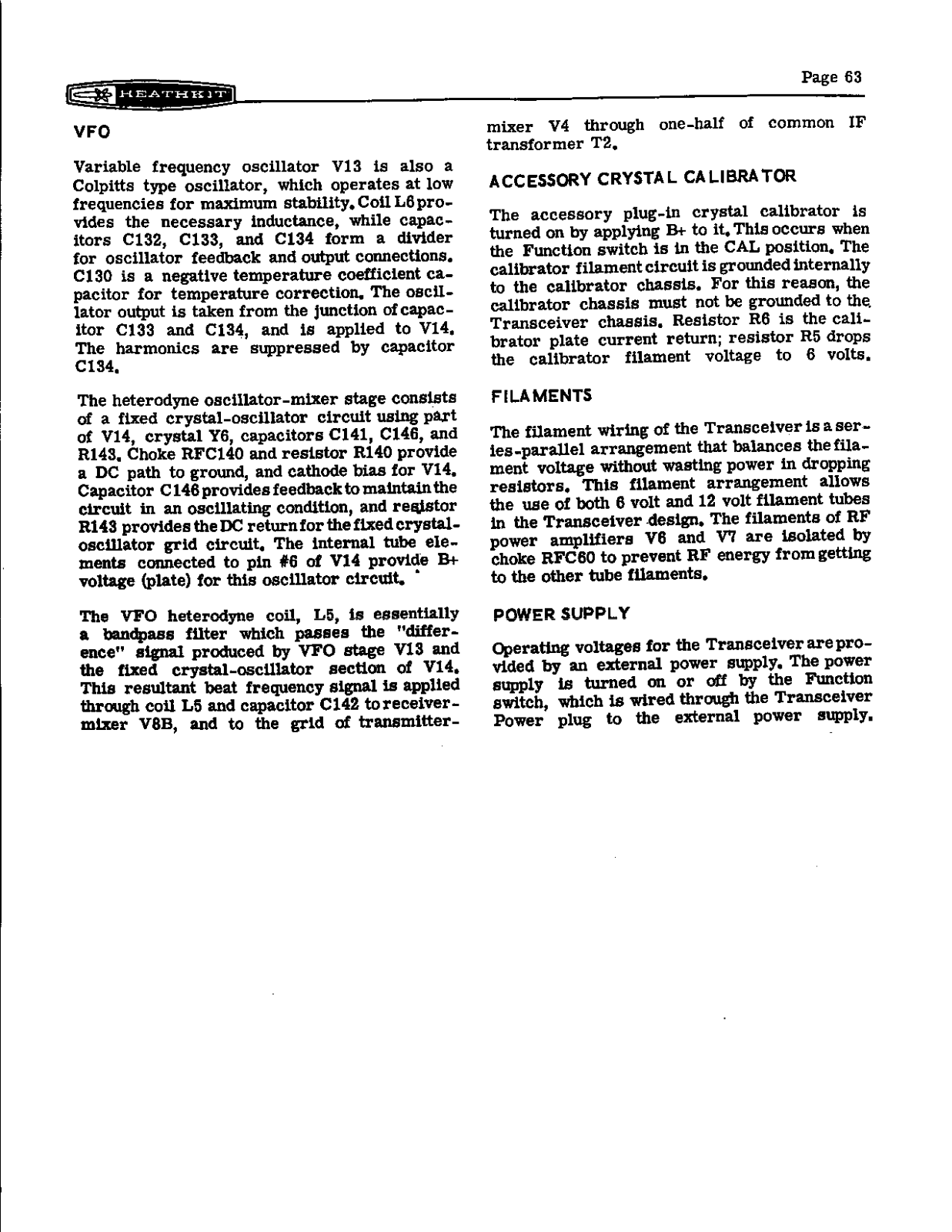 HEATHKIT HW-22a User Manual (PAGE 63)