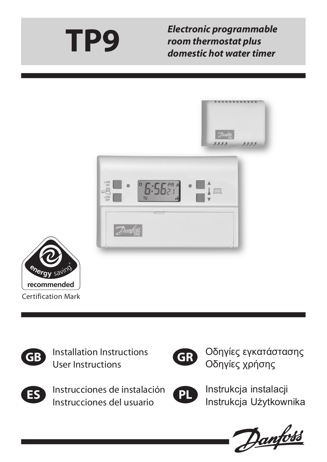 Danfoss TP9 User guide