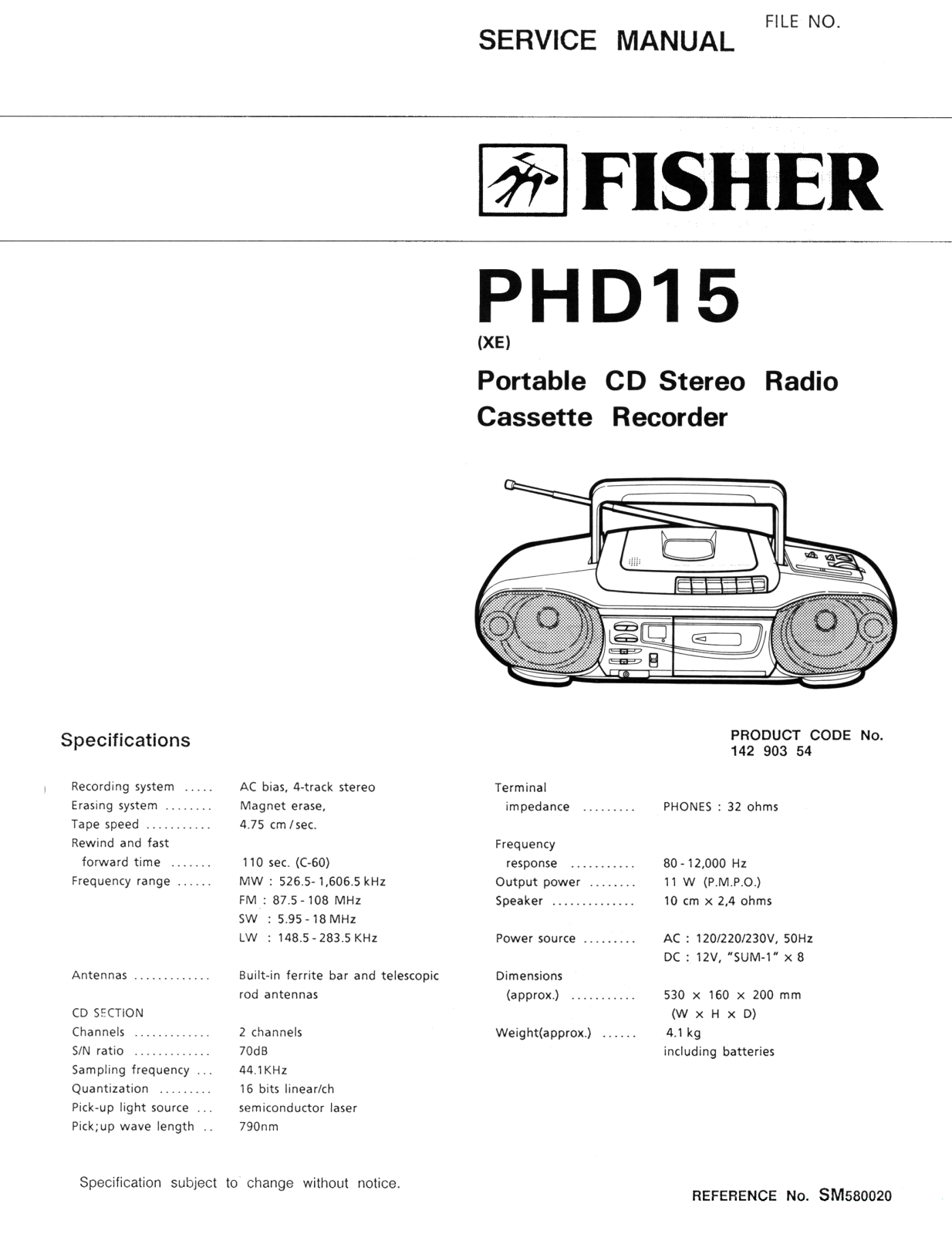 Fisher Radio PHD15 Schematic - ManualMachine.com