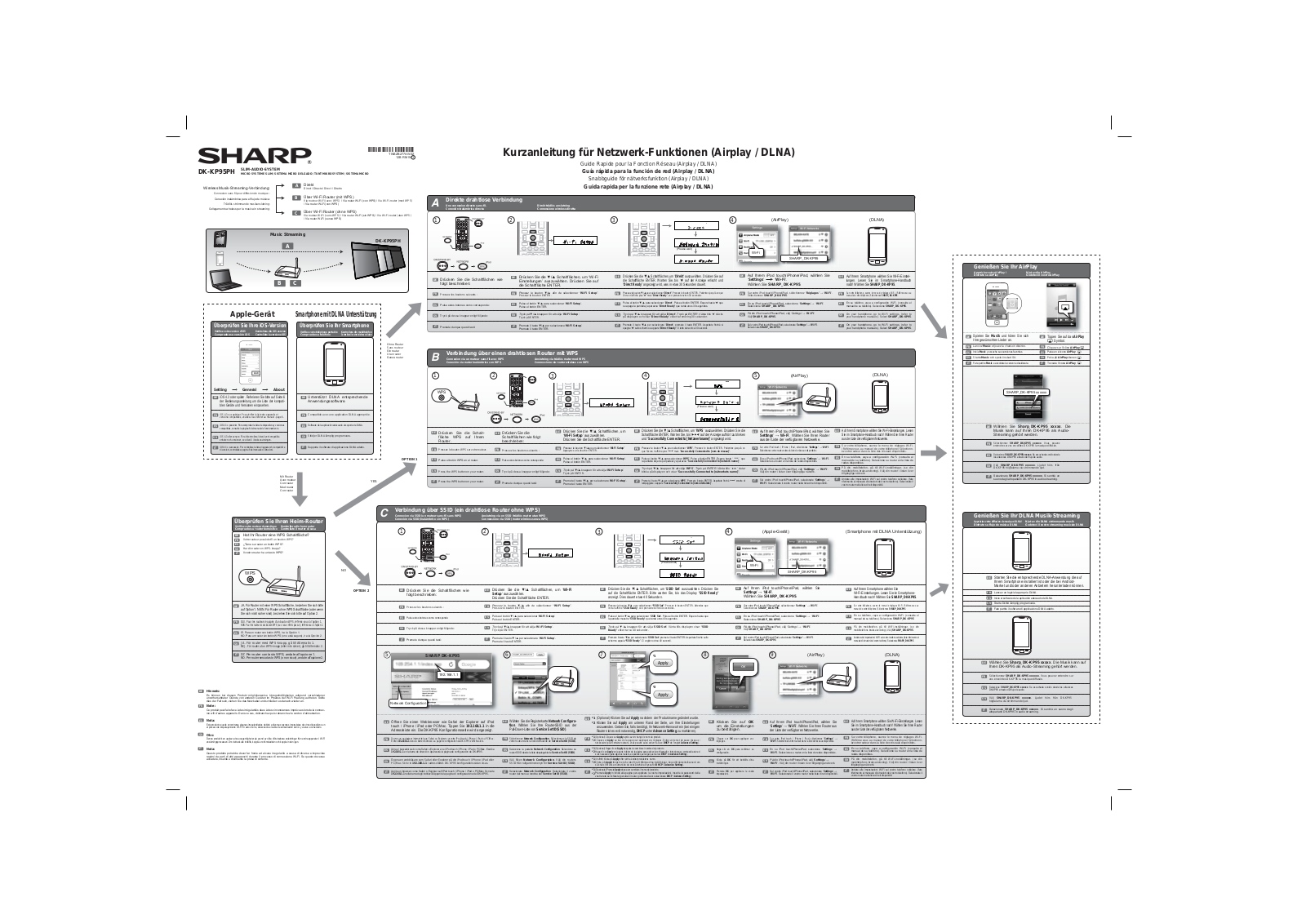 Sharp DK-KP95PH User Manual