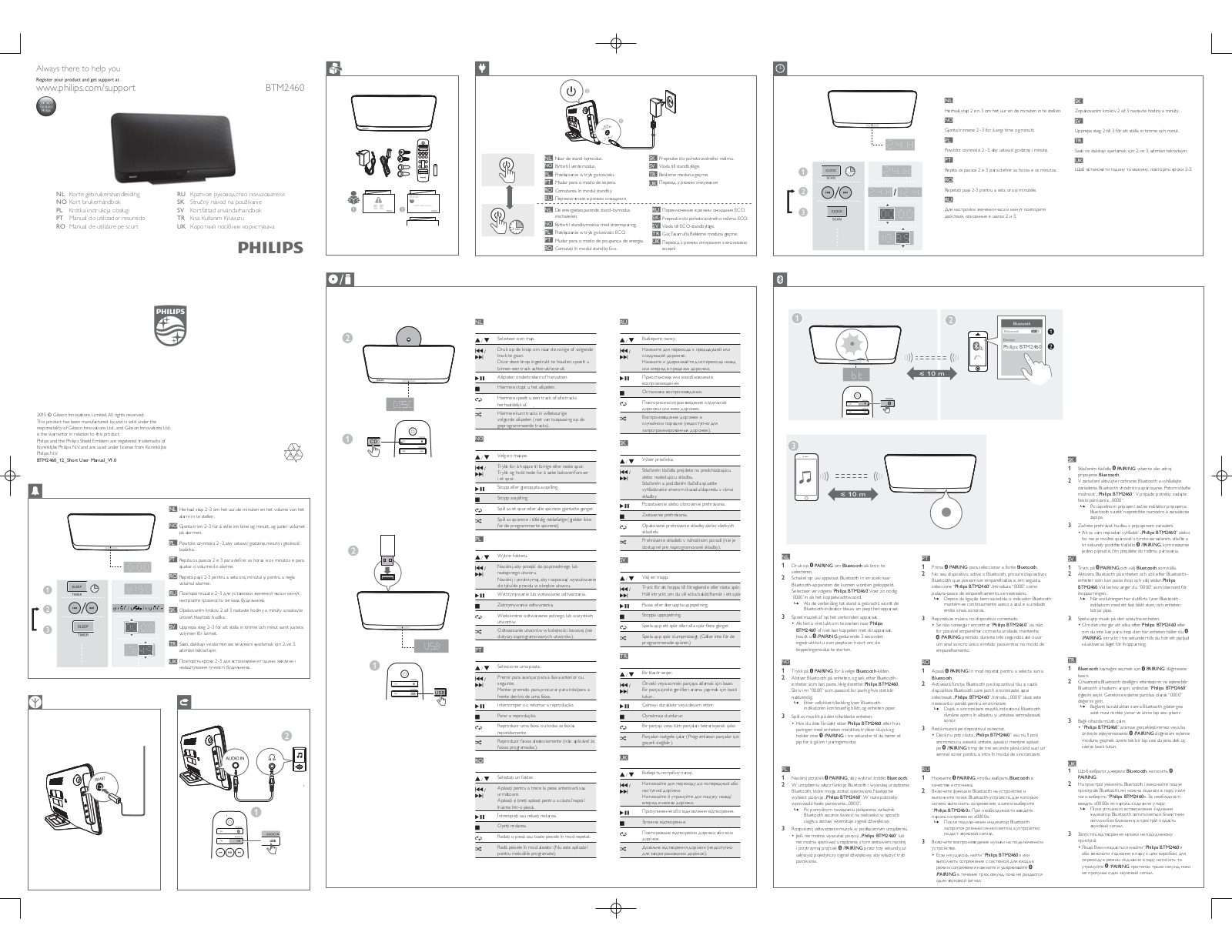 Philips BTM2460 Getting Started Guide