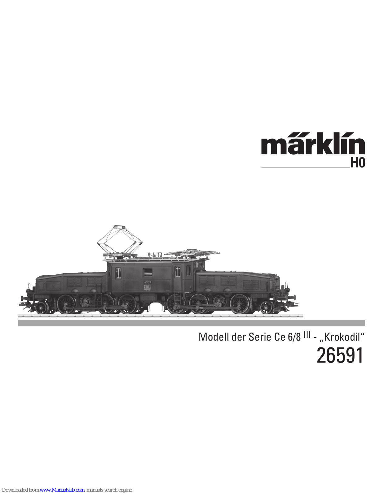 marklin 26591 Instruction Manual