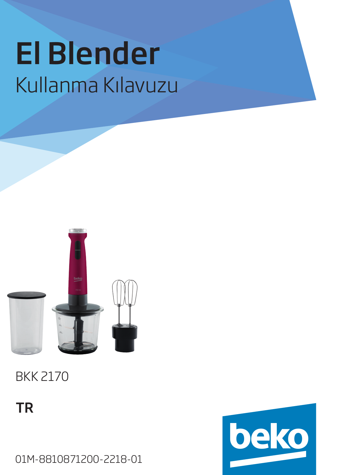 Beko BKK 2170 User manual