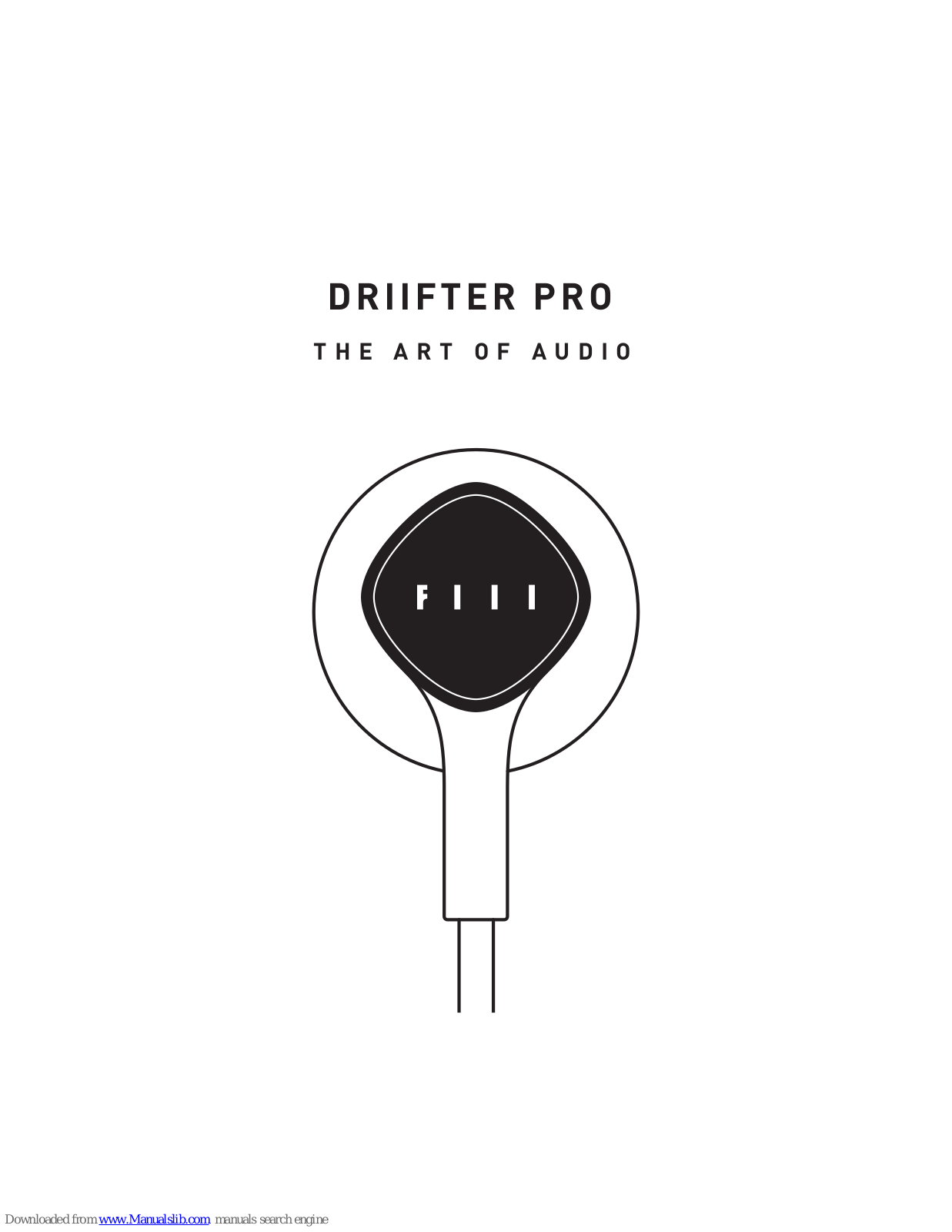 Fiil DRIIFTER PRO, F011 User Manual